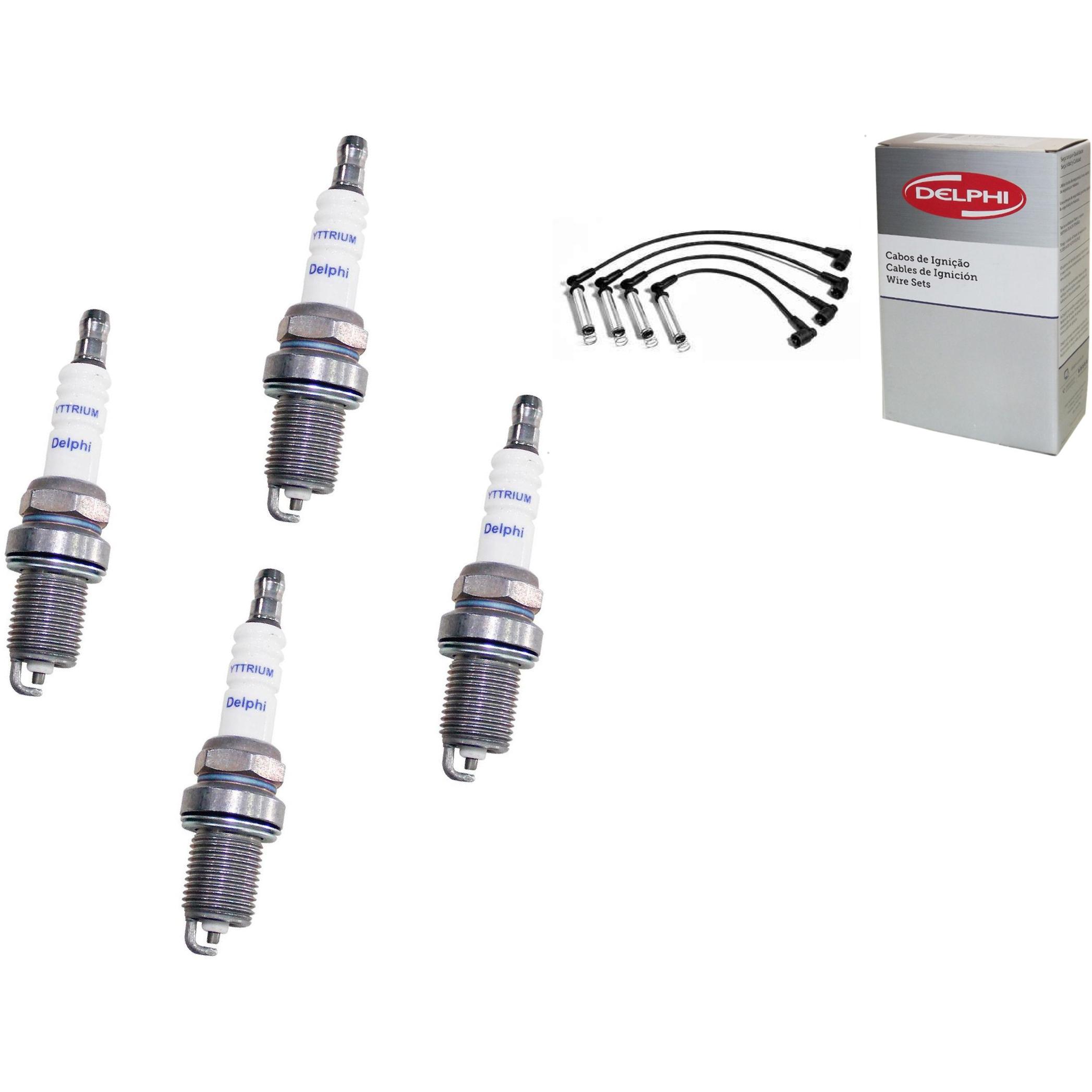Kit Cabo e Vela de Ignição Yttrium - Delphi - XH40003/XS10003