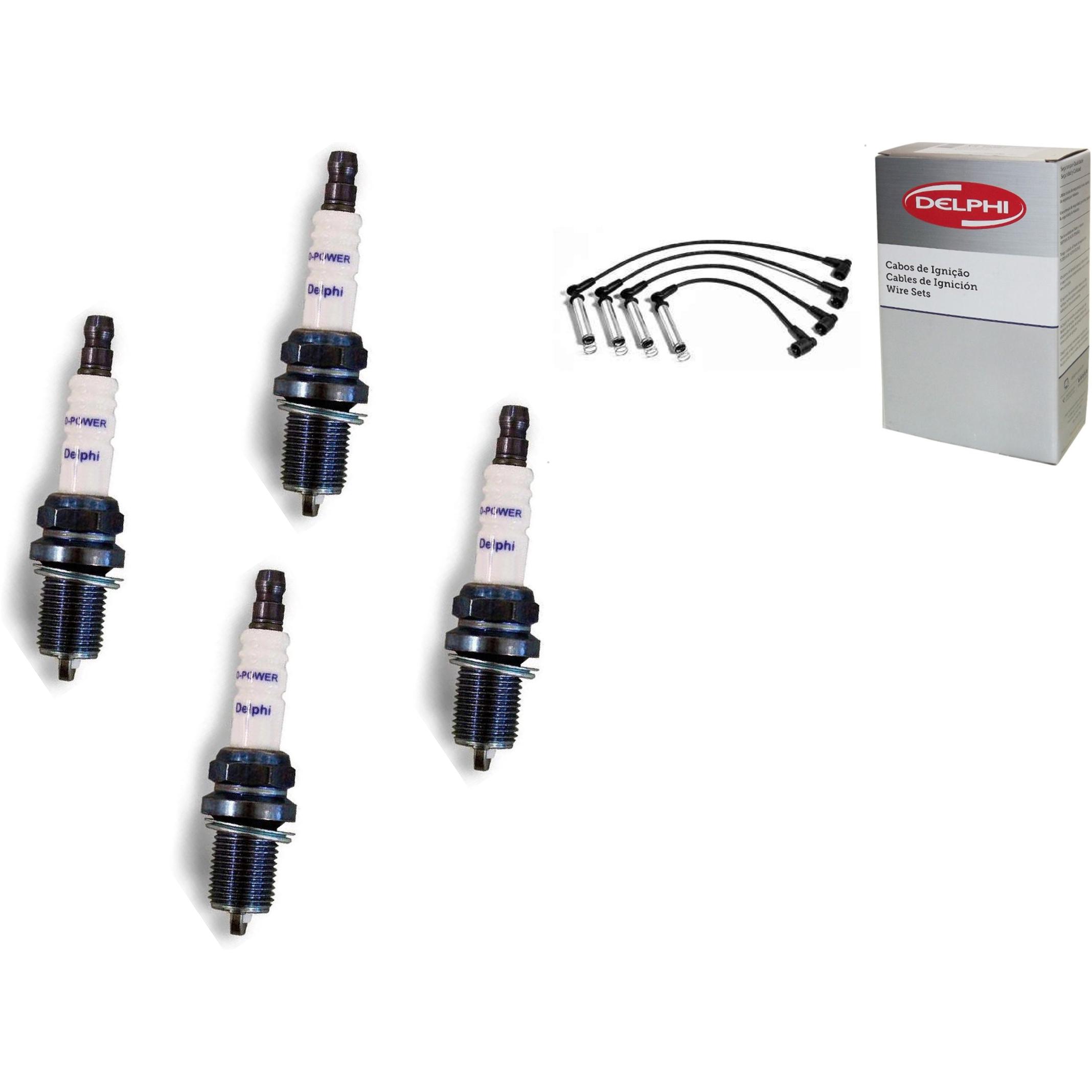 Kit Cabo e Vela de Ignição D-Power - Delphi - XH70003/XS10003
