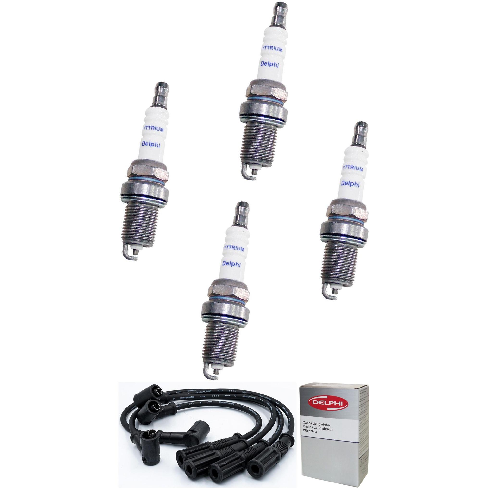 Kit Cabo e Vela de Ignição Yttrium - Delphi - XH40002/XS10035