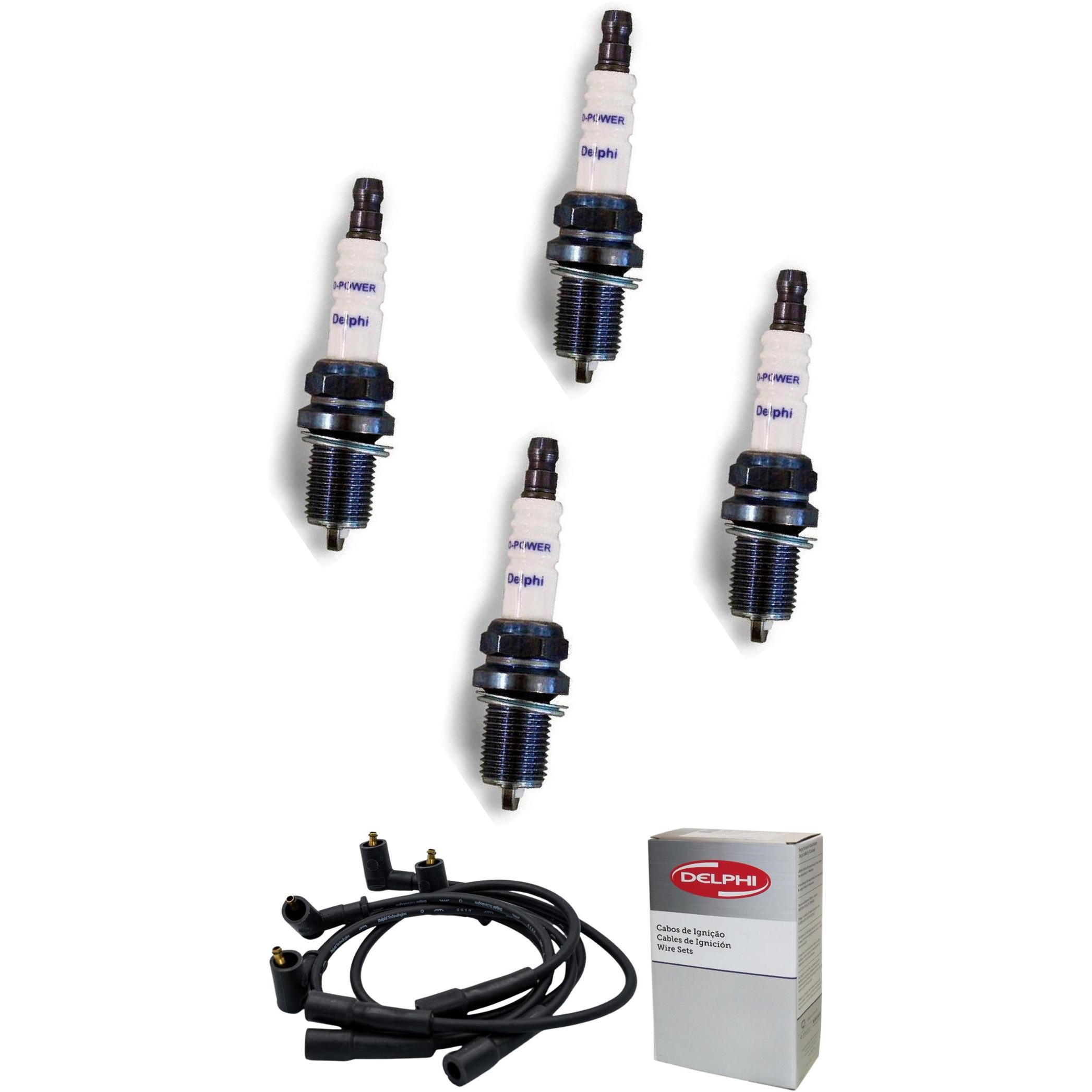 Kit Cabo e Vela de Ignição D-Power - Delphi - XH70007/XS10578
