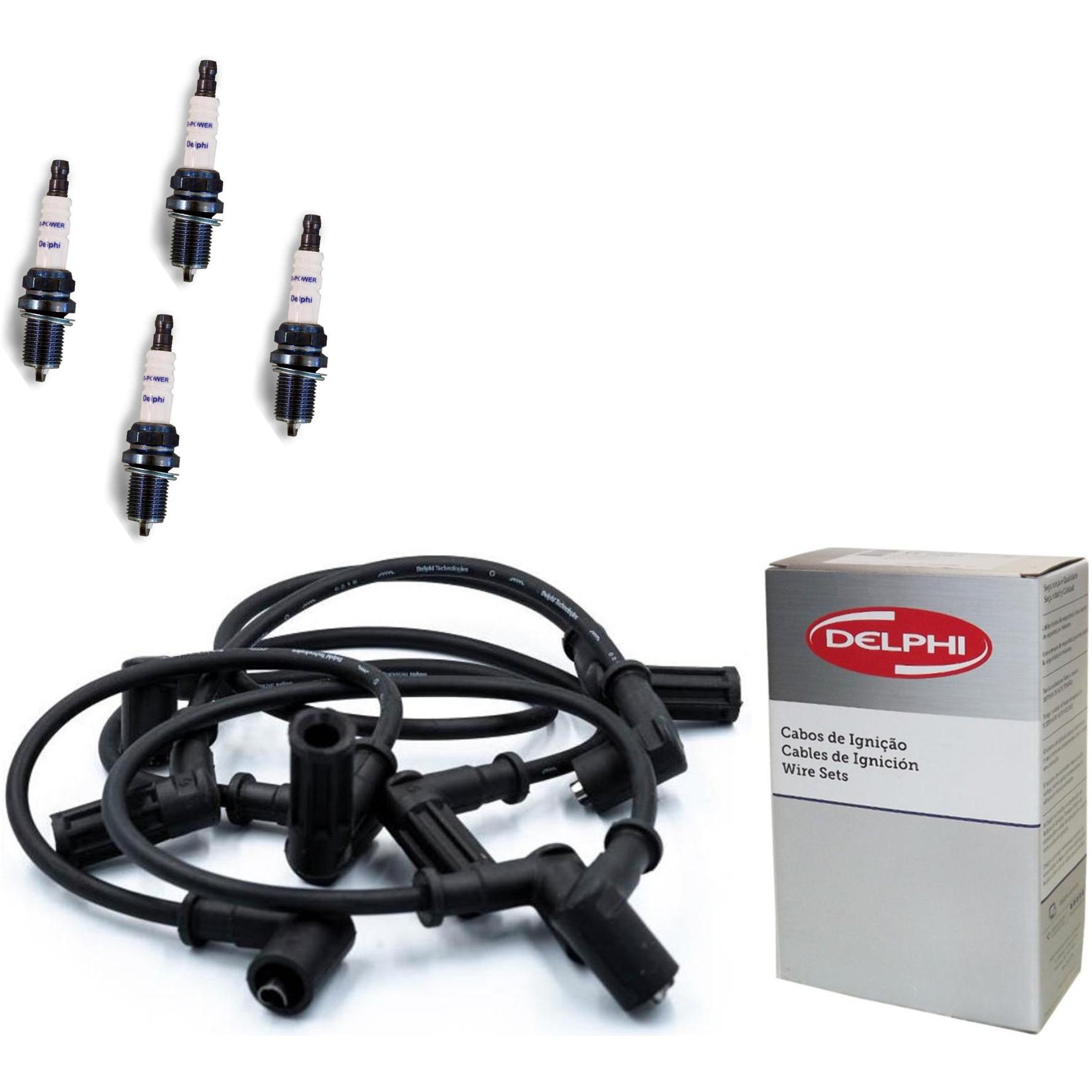 Kit Cabo e Vela de Ignição D-Power - Delphi - XH70028/XS10029