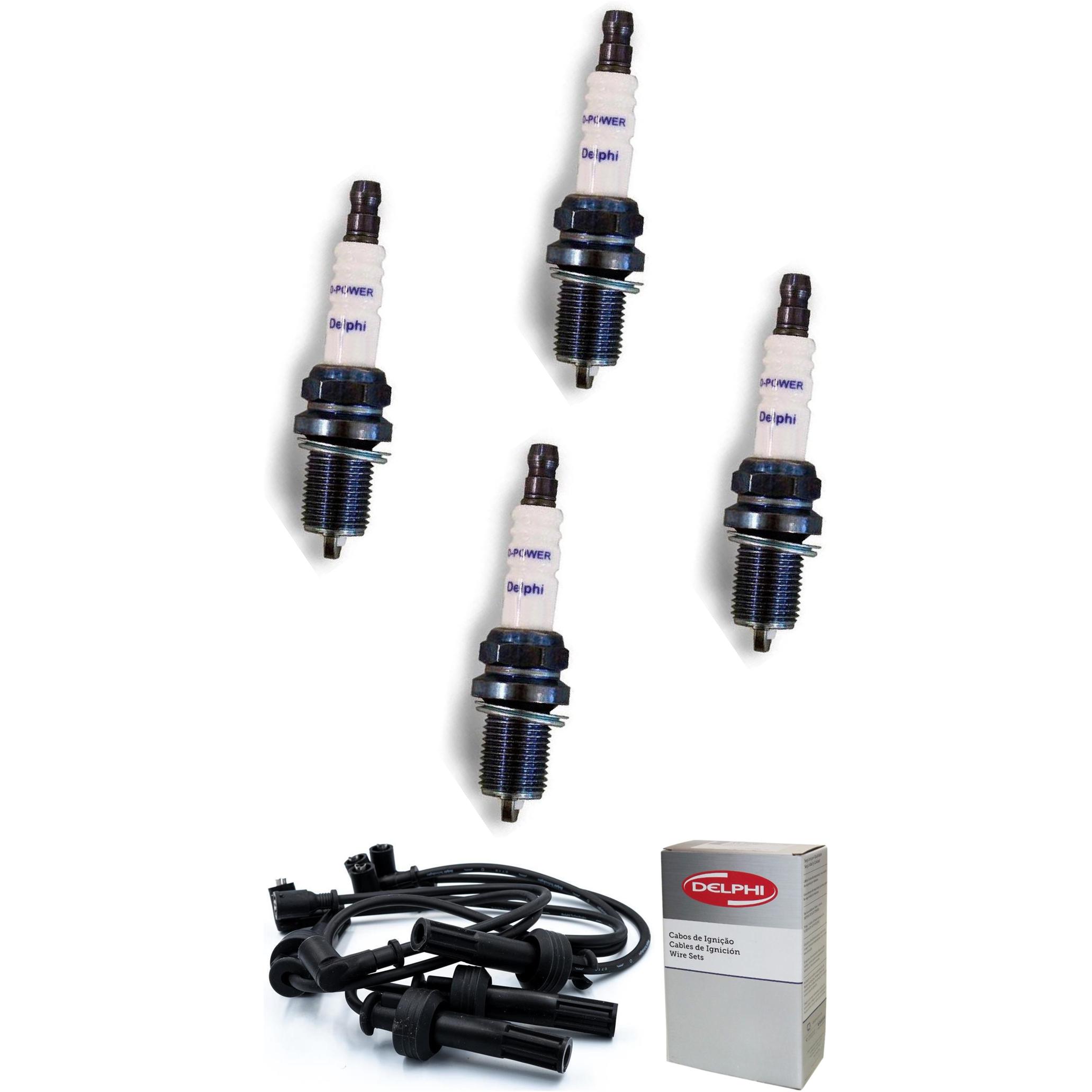 Kit Cabo e Vela de Ignição D-Power - Delphi - XH70034/XS10037