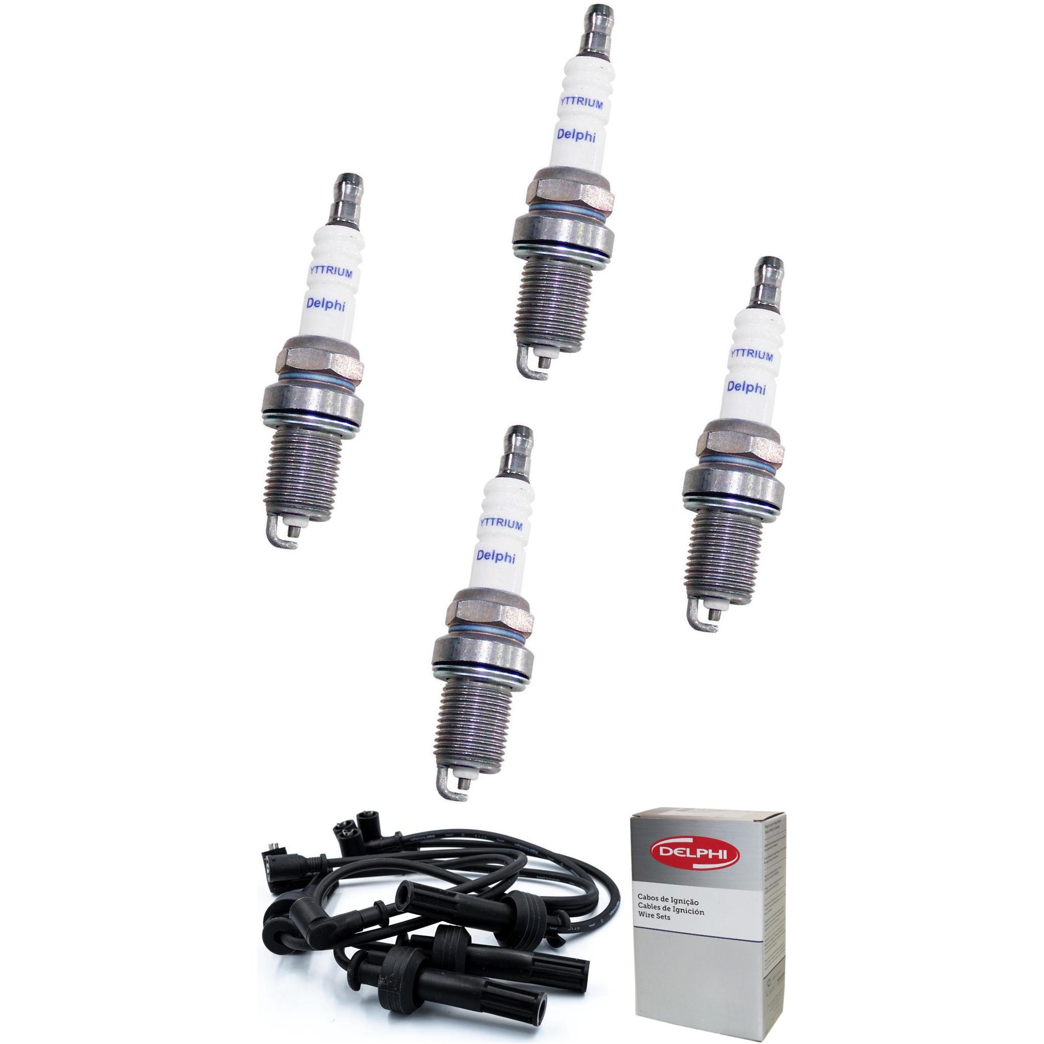 Kit Cabo e Vela de Ignição Yttrium - Delphi - XH40003/XS10037