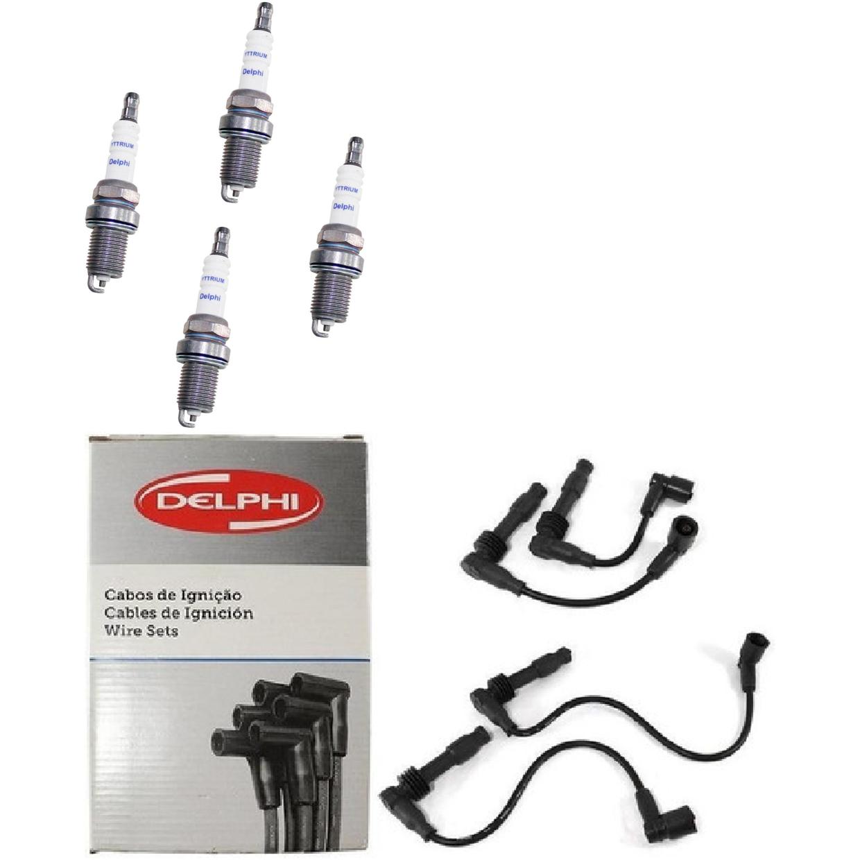 Kit Cabo e Vela de Ignição Yttrium - Delphi - XH40008/XS10568