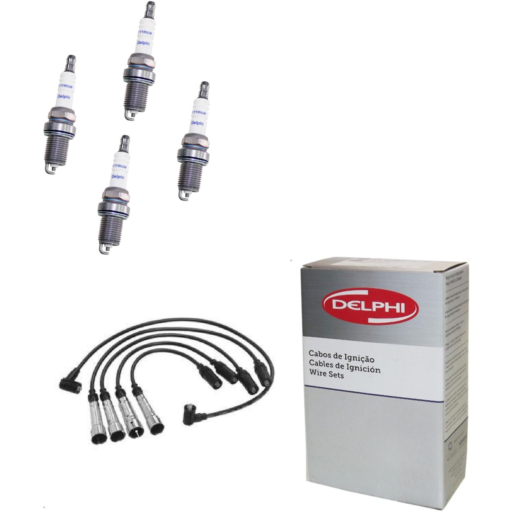 Kit Cabo e Vela de Ignição Yttrium - Delphi - XH40003/XS10081