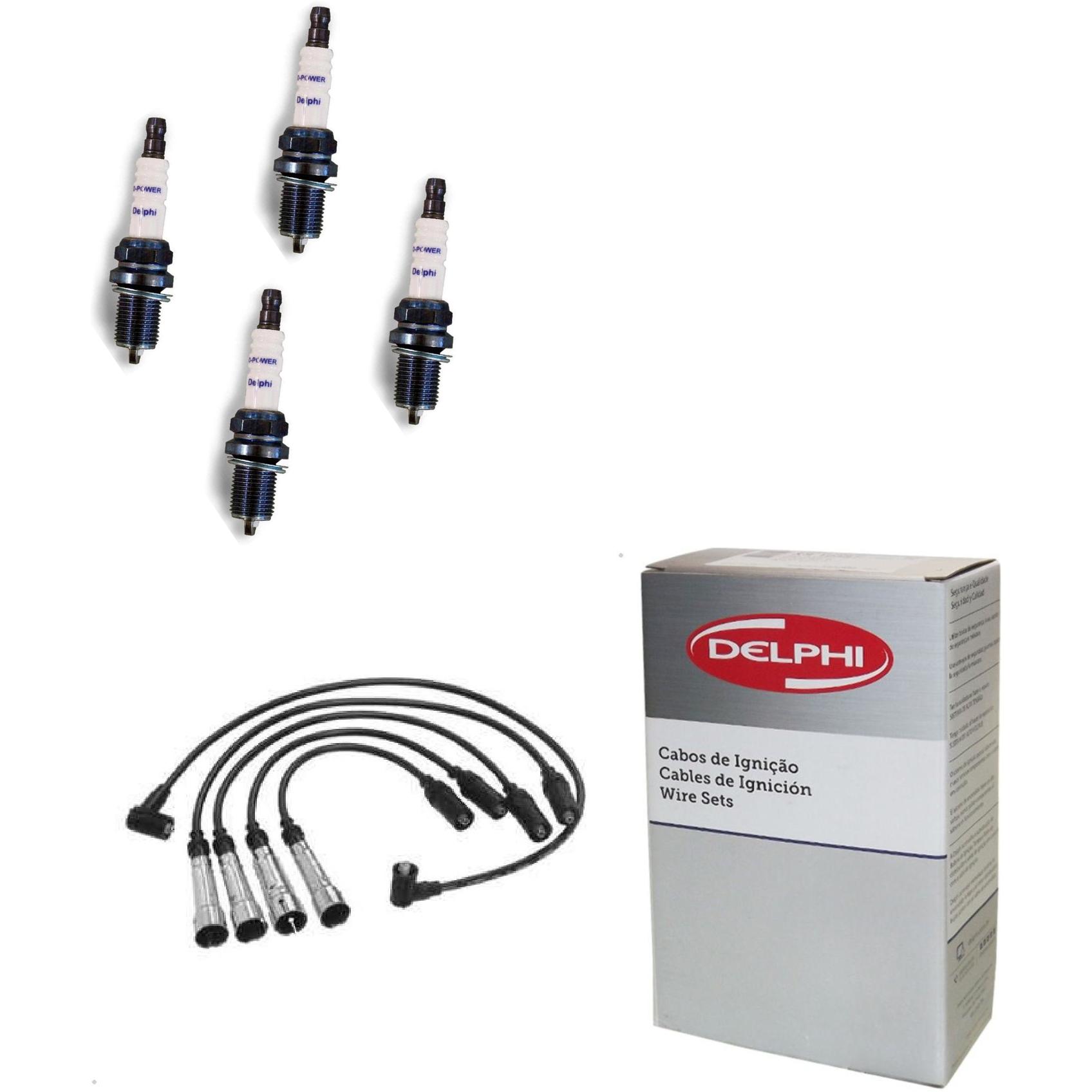Kit Cabo e Vela de Ignição D-Power - Delphi - XH70028/XS10081