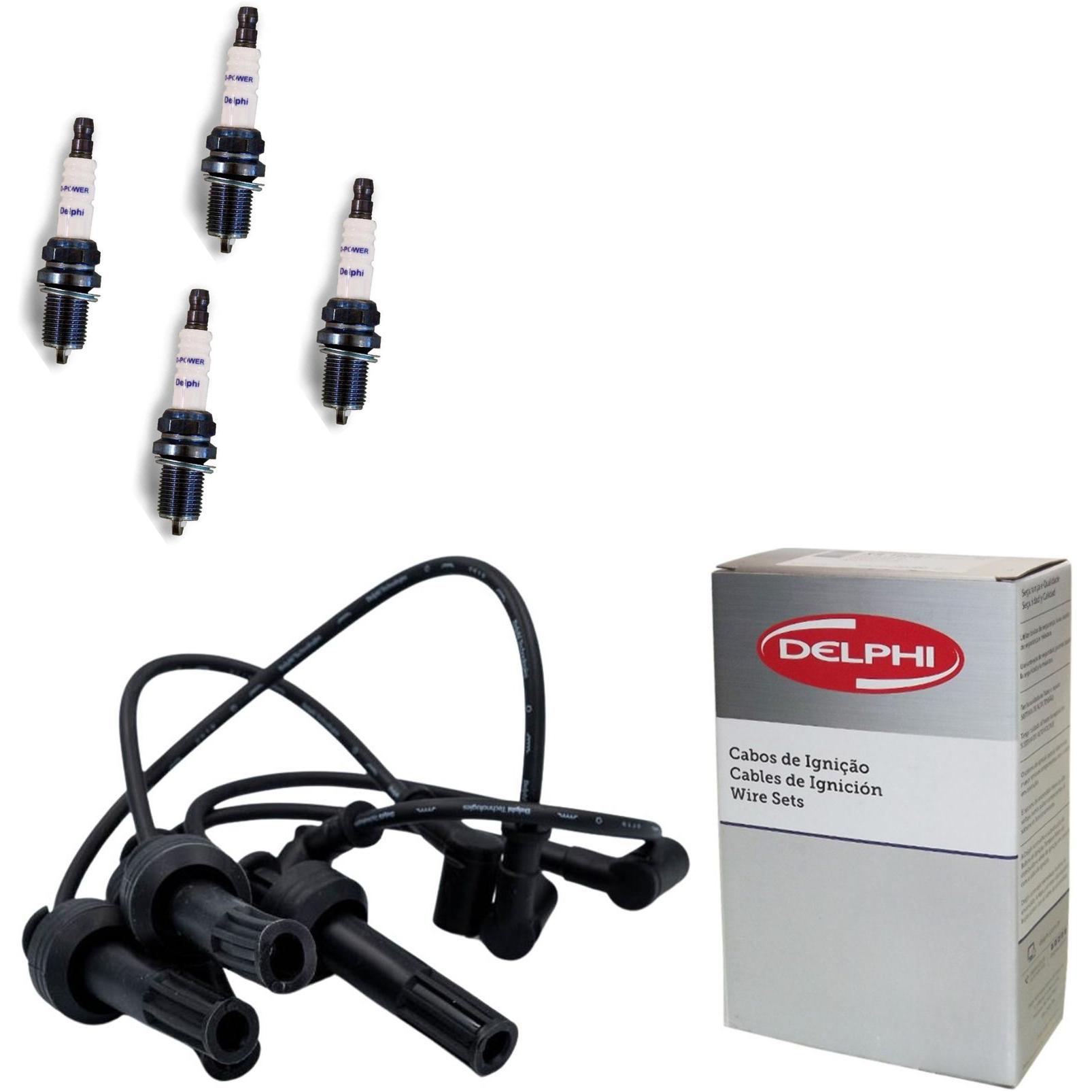 Kit Cabo e Vela de Ignição D-Power - Delphi - XH70034/XS10065