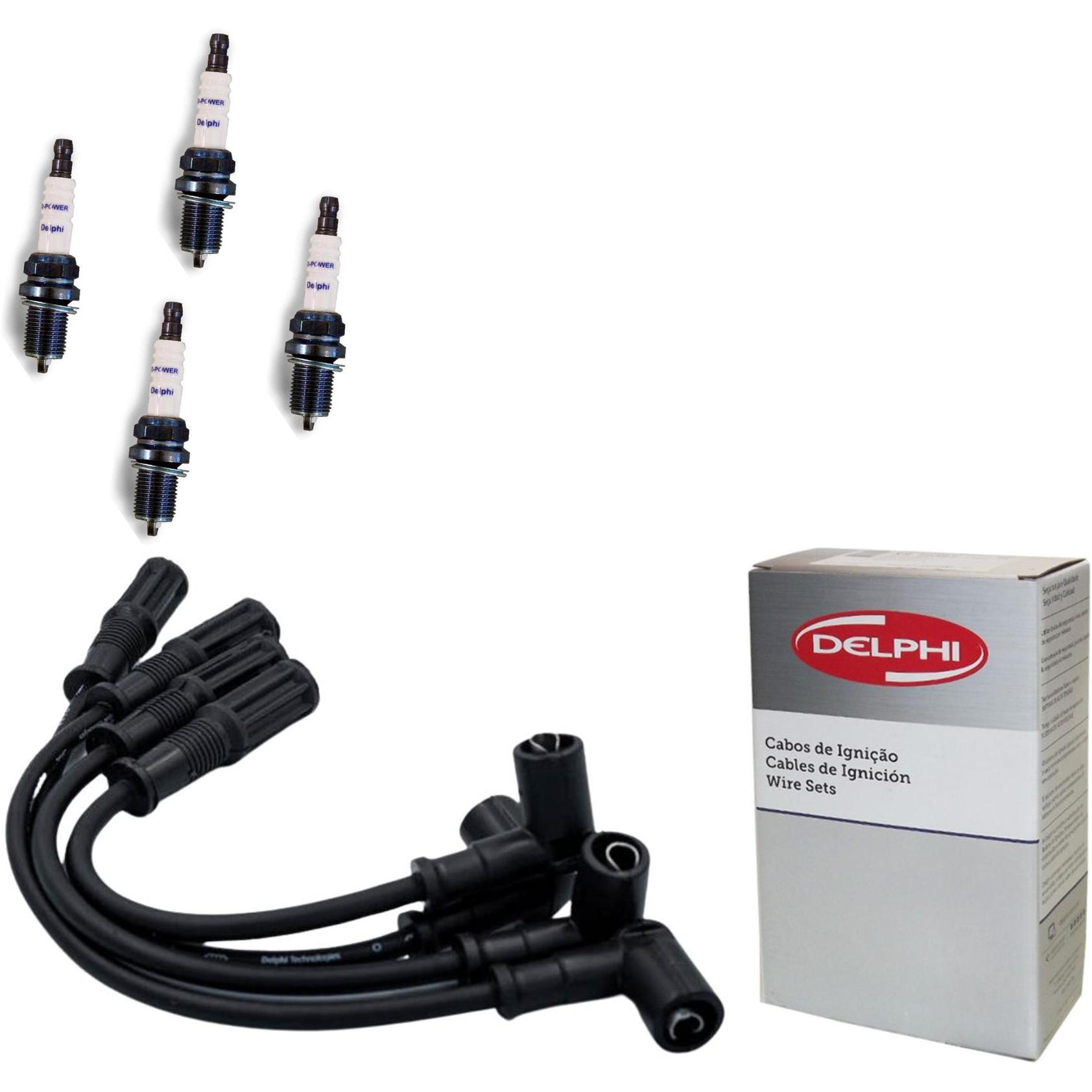 Kit Cabo e Vela de Ignição D-Power - Delphi - XH70003/XS10564