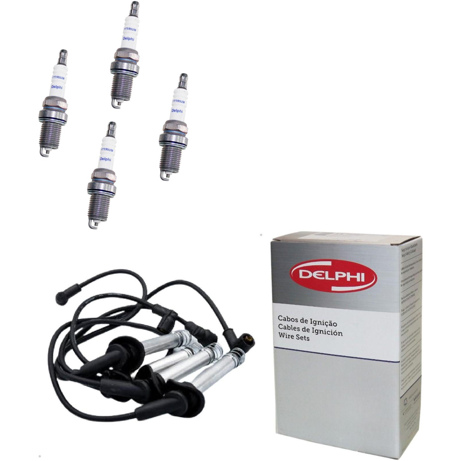 Kit Cabo e Vela de Ignição Yttrium - Delphi - XH40007/XS10152