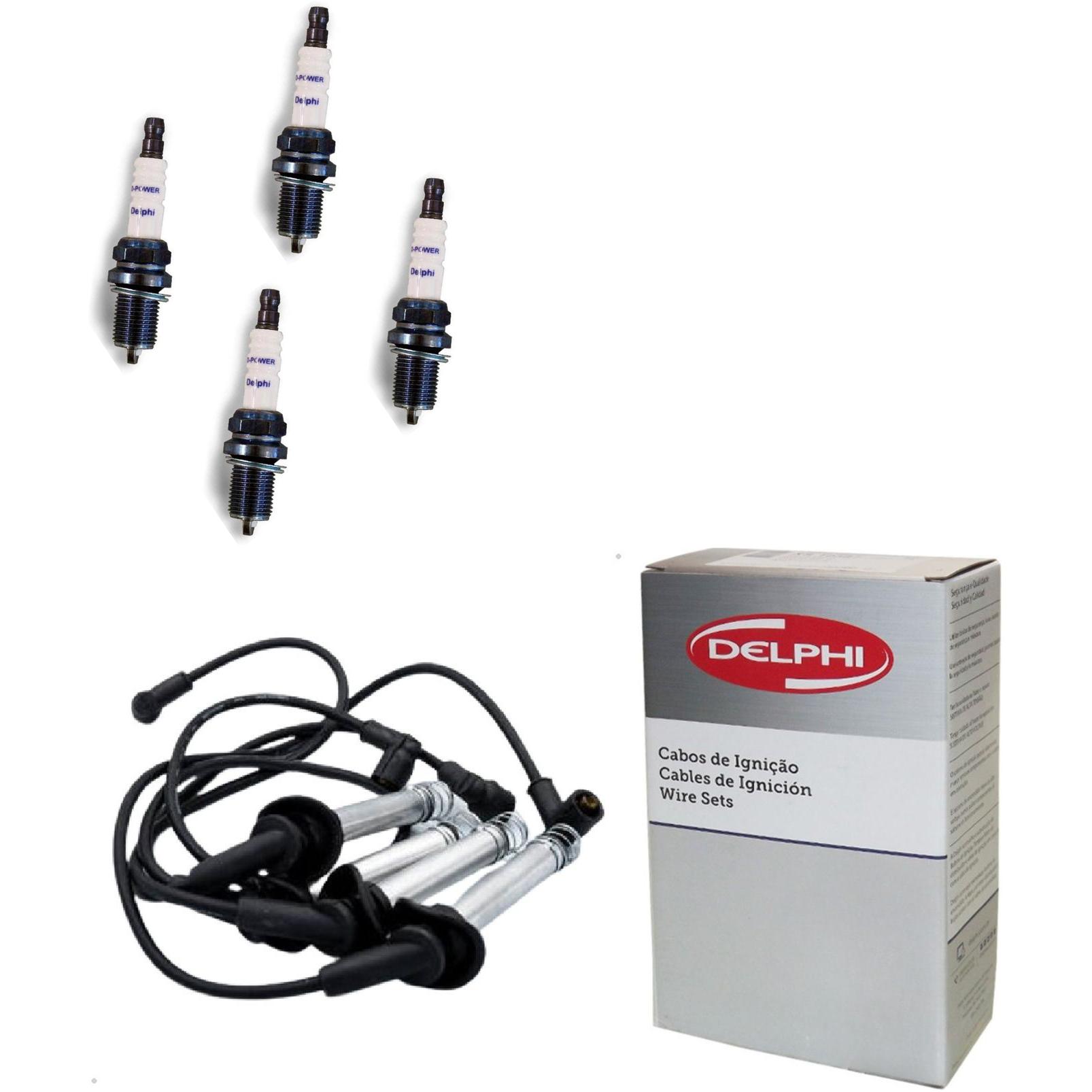 Kit Cabo e Vela de Ignição D-Power - Delphi - XH70007/XS10152