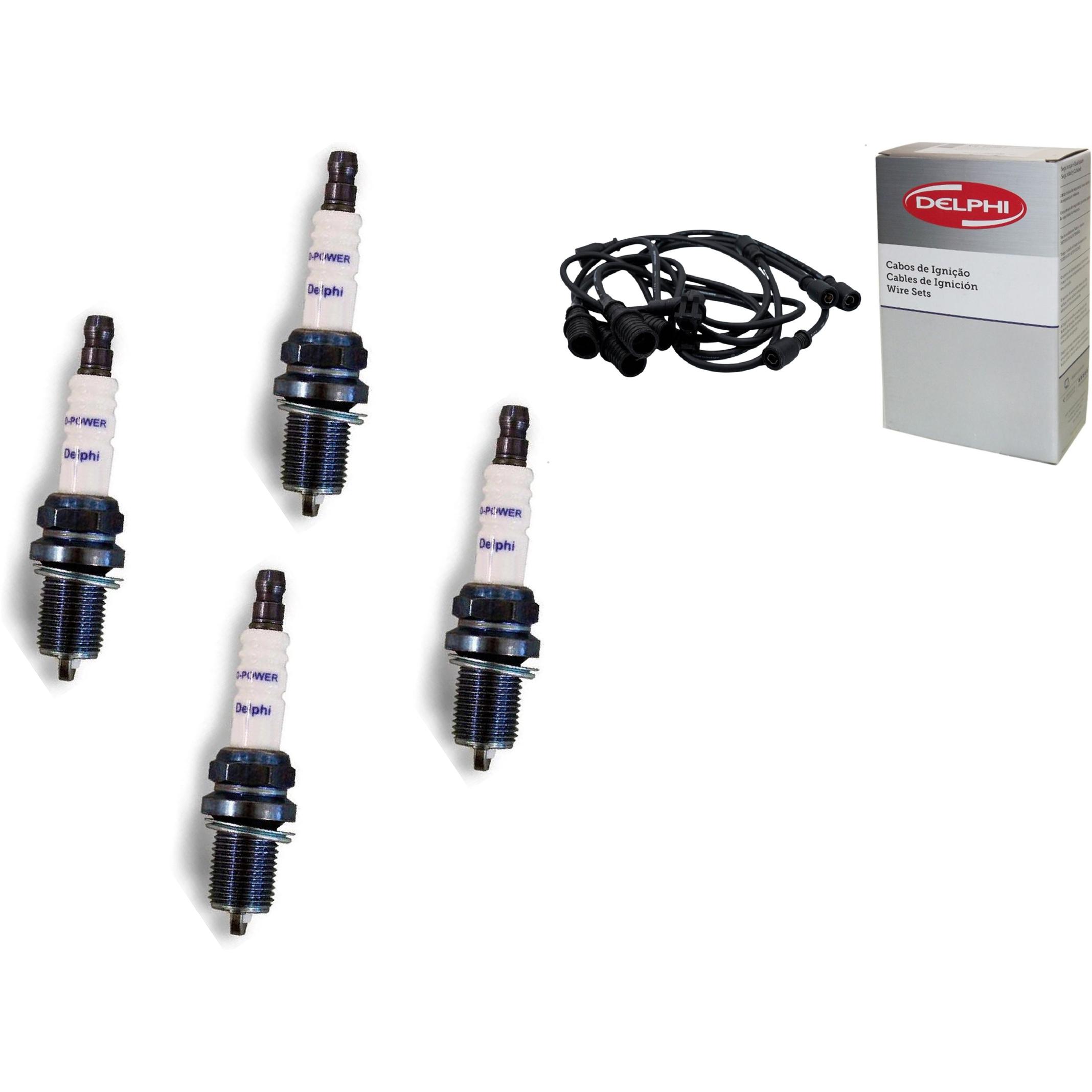 Kit Cabo e Vela de Ignição D-Power - Delphi - XH70021/XS10175