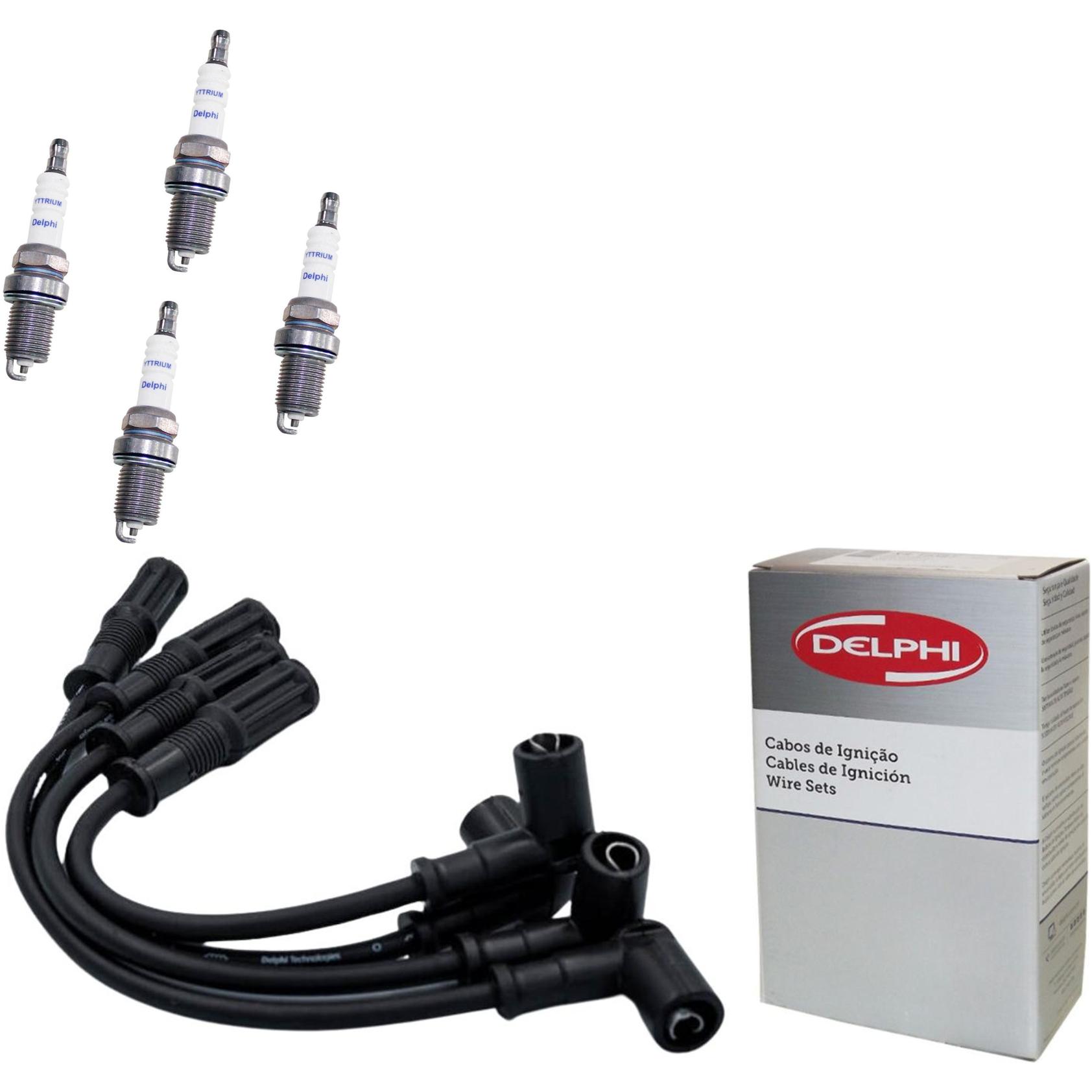 Kit Cabo e Vela de Ignição Yttrium - Delphi - XH40006/XS10564