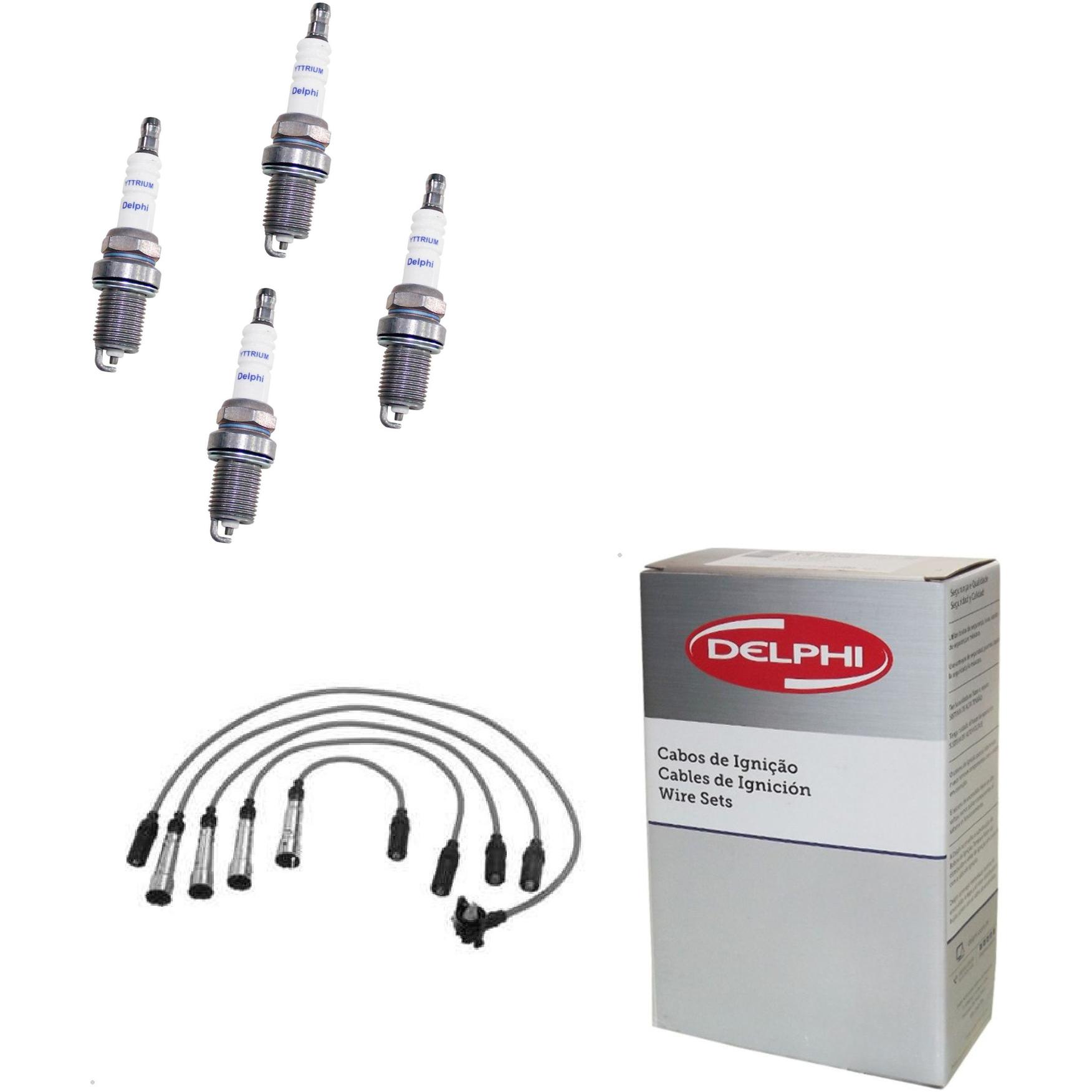 Kit Cabo e Vela de Ignição Yttrium - Delphi - XH40005/XS10087