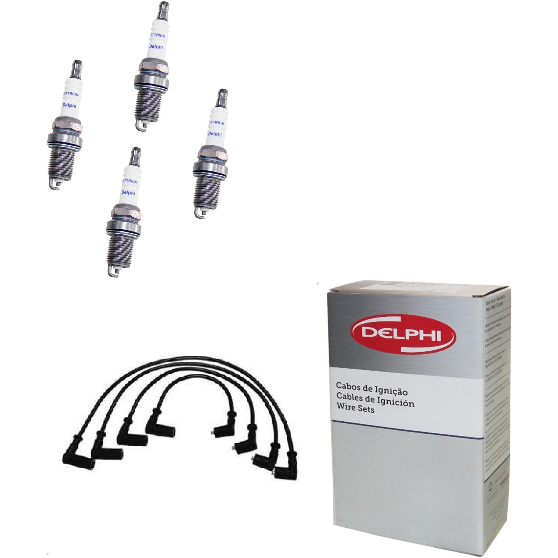 Kit Cabo e Vela de Ignição Yttrium - Delphi - XH40008/XS10061
