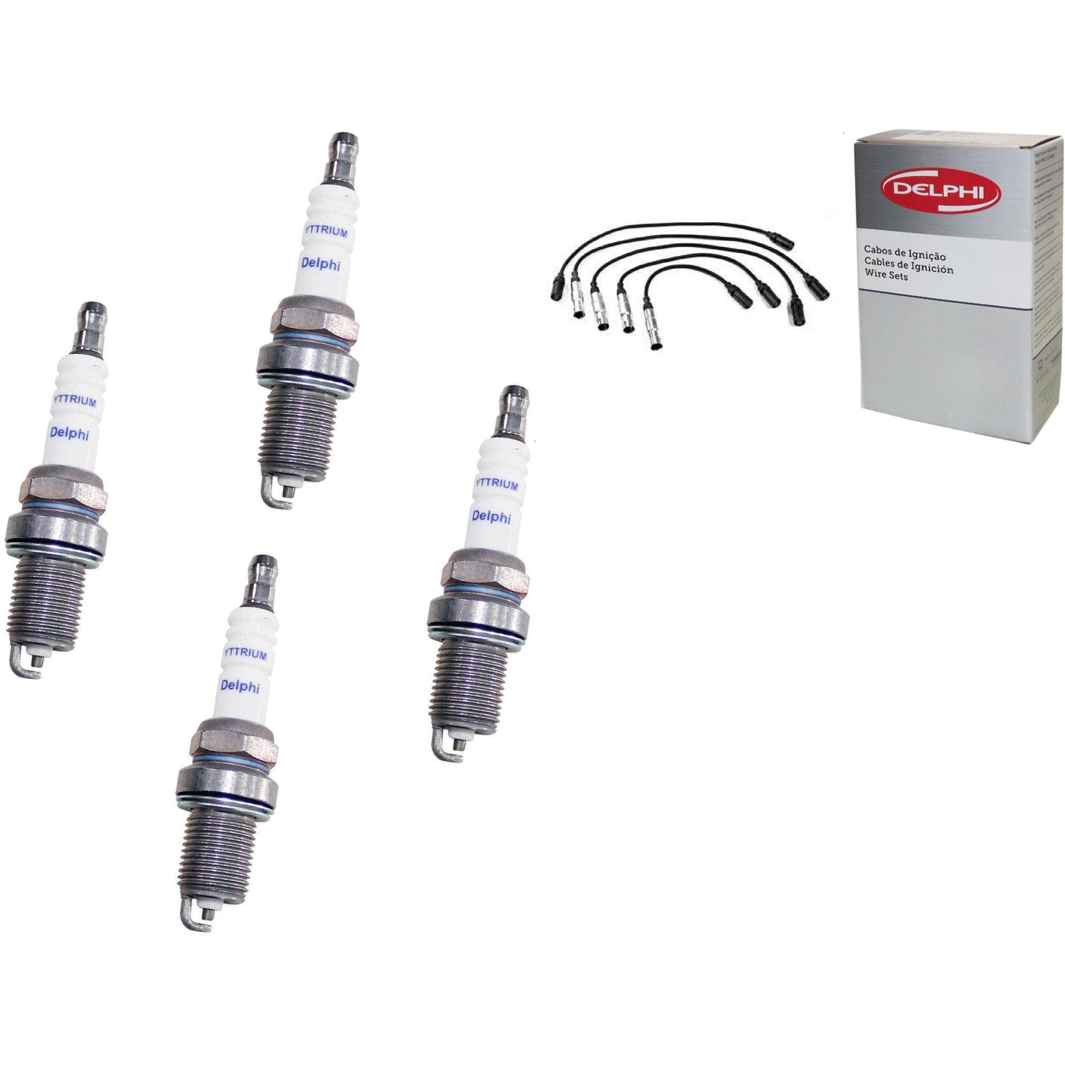 Kit Cabo e Vela de Ignição Yttrium - Delphi - XH40005/XS10377