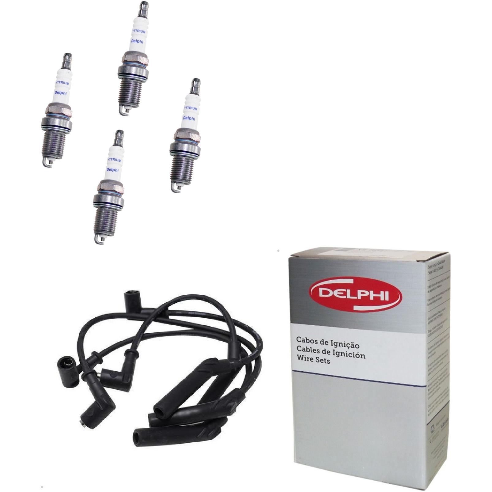Kit Cabo e Vela de Ignição Yttrium - Delphi - XH40007/XS10656