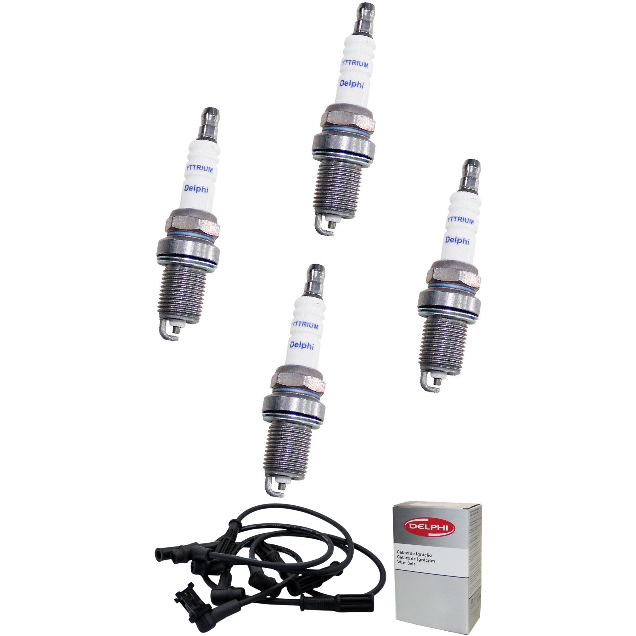 Kit Cabo e Vela de Ignição Yttrium - Delphi - XH40005/XS10179