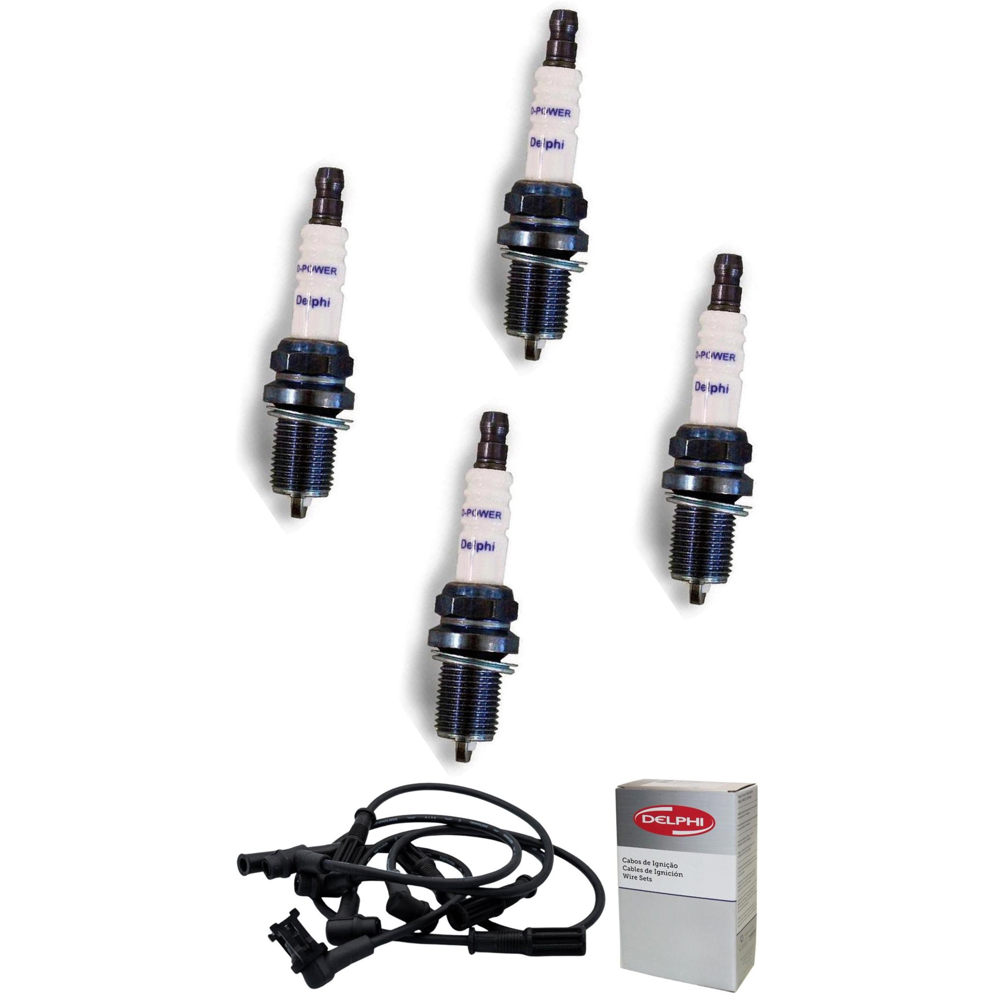 Kit Cabo e Vela de Ignição D-Power - Delphi - XH70013/XS10179