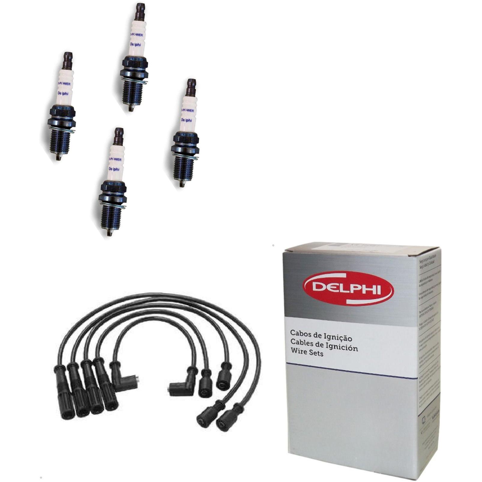 Kit Cabo e Vela de Ignição D-Power - Delphi - XH70037/XS10059