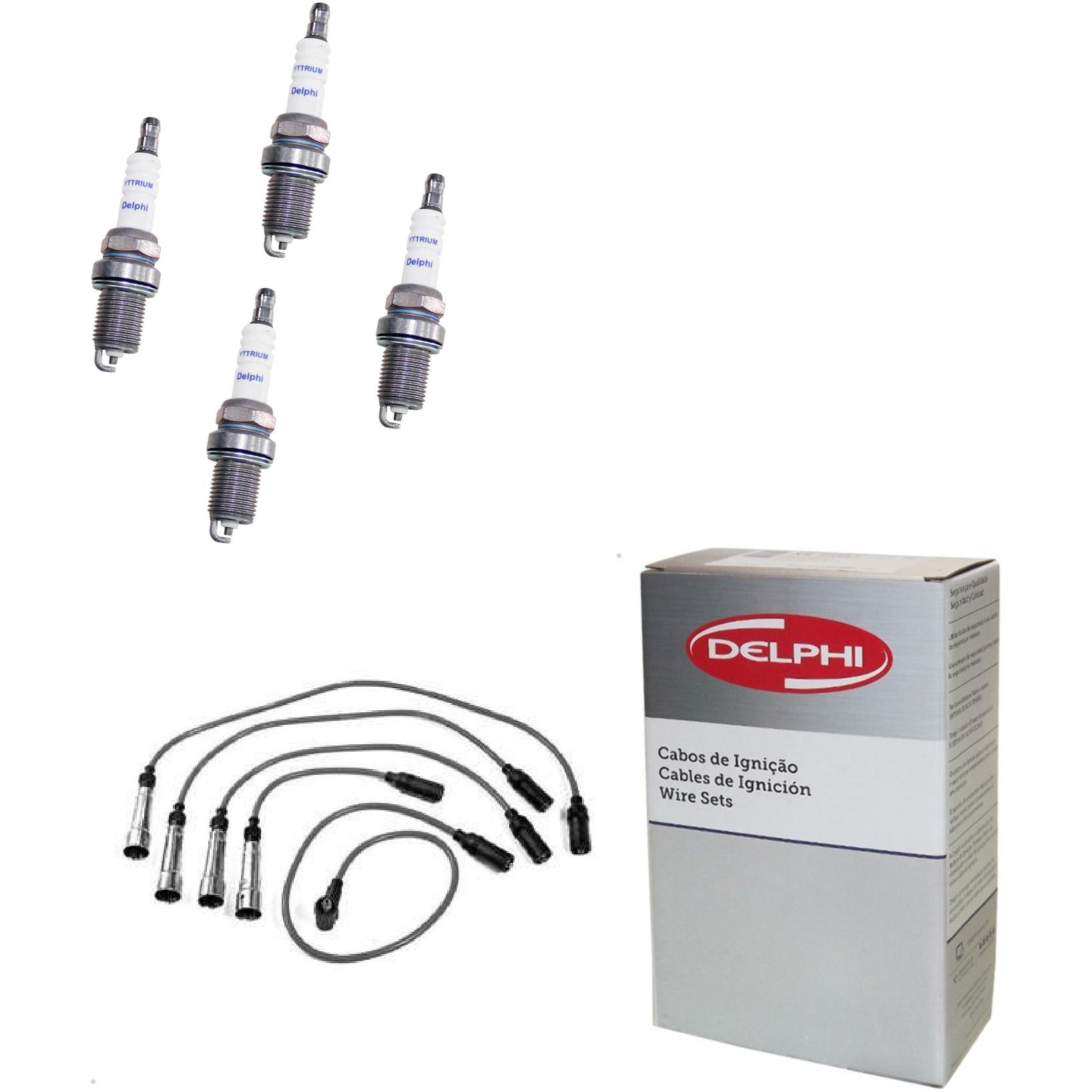 Kit Cabo e Vela de Ignição Yttrium - Delphi - XH40003/XS10378