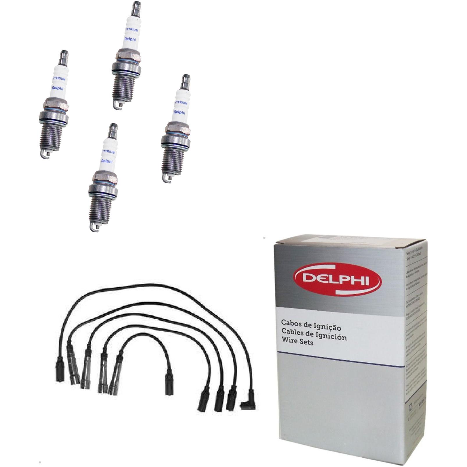 Kit Cabo e Vela de Ignição Yttrium - Delphi - XS10557