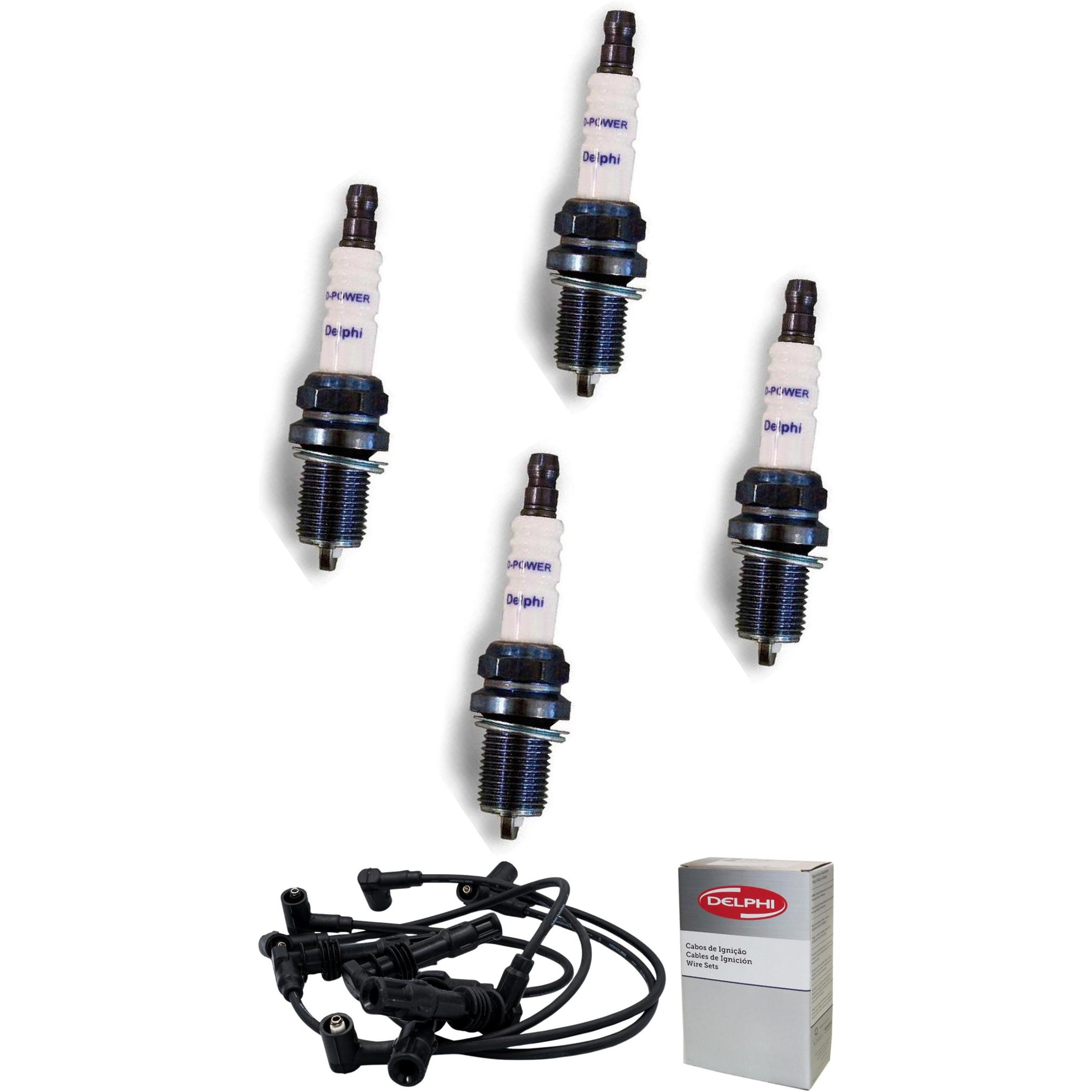 Kit Cabo e Vela de Ignição D-Power - Delphi - XH70036/XS10574