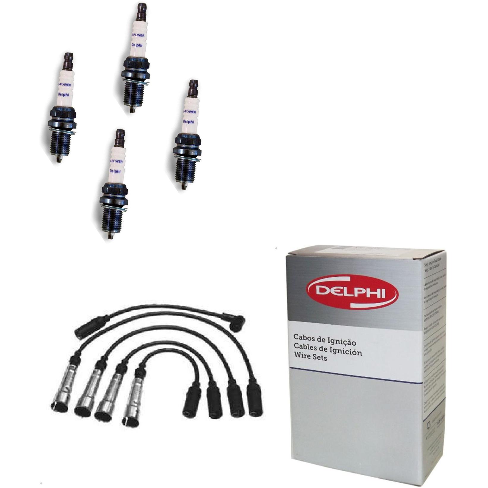 Kit Cabo e Vela de Ignição D-Power - Delphi - XH70040/XS10075
