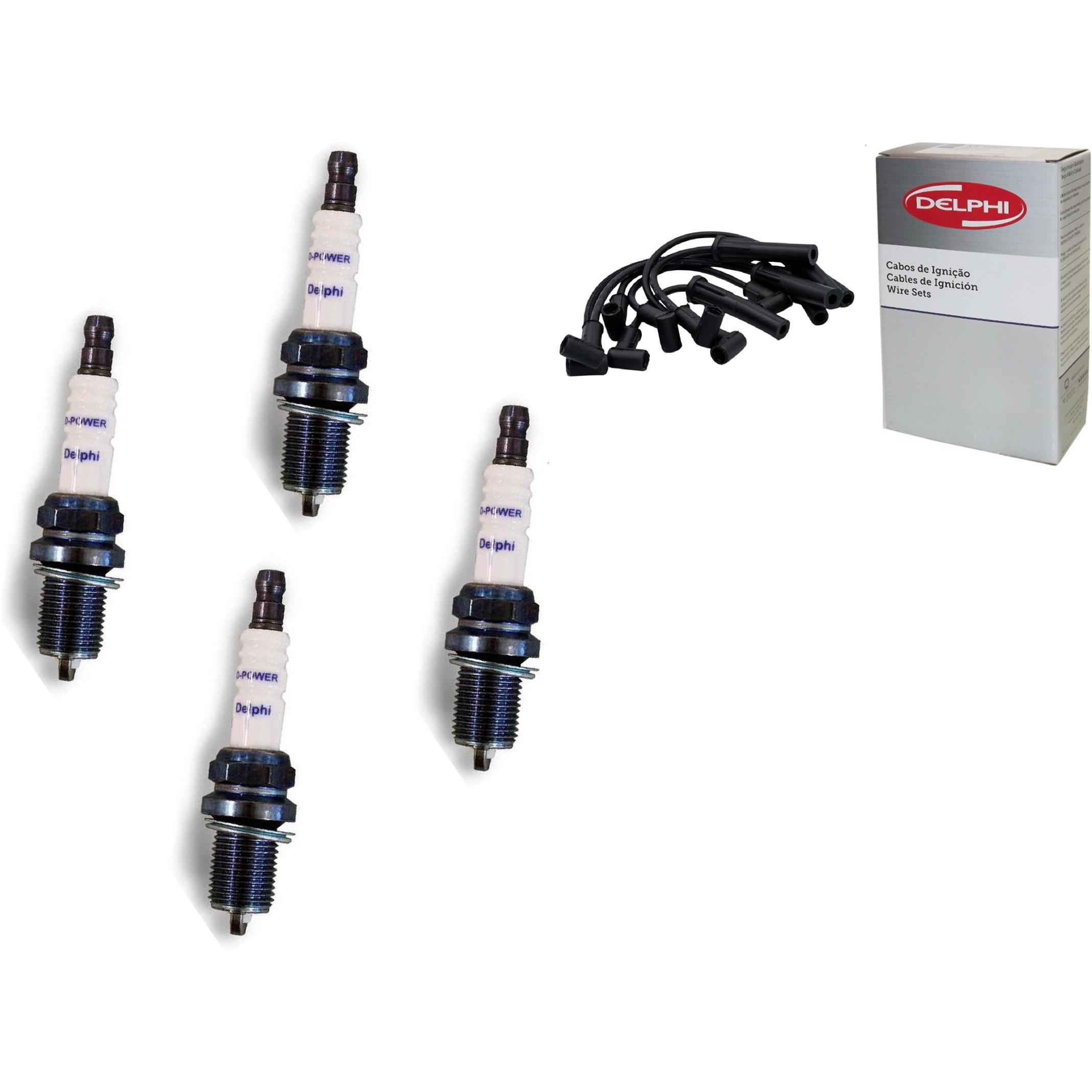 Kit Cabo e Vela de Ignição D-Power - Delphi - XH70020/XS10652