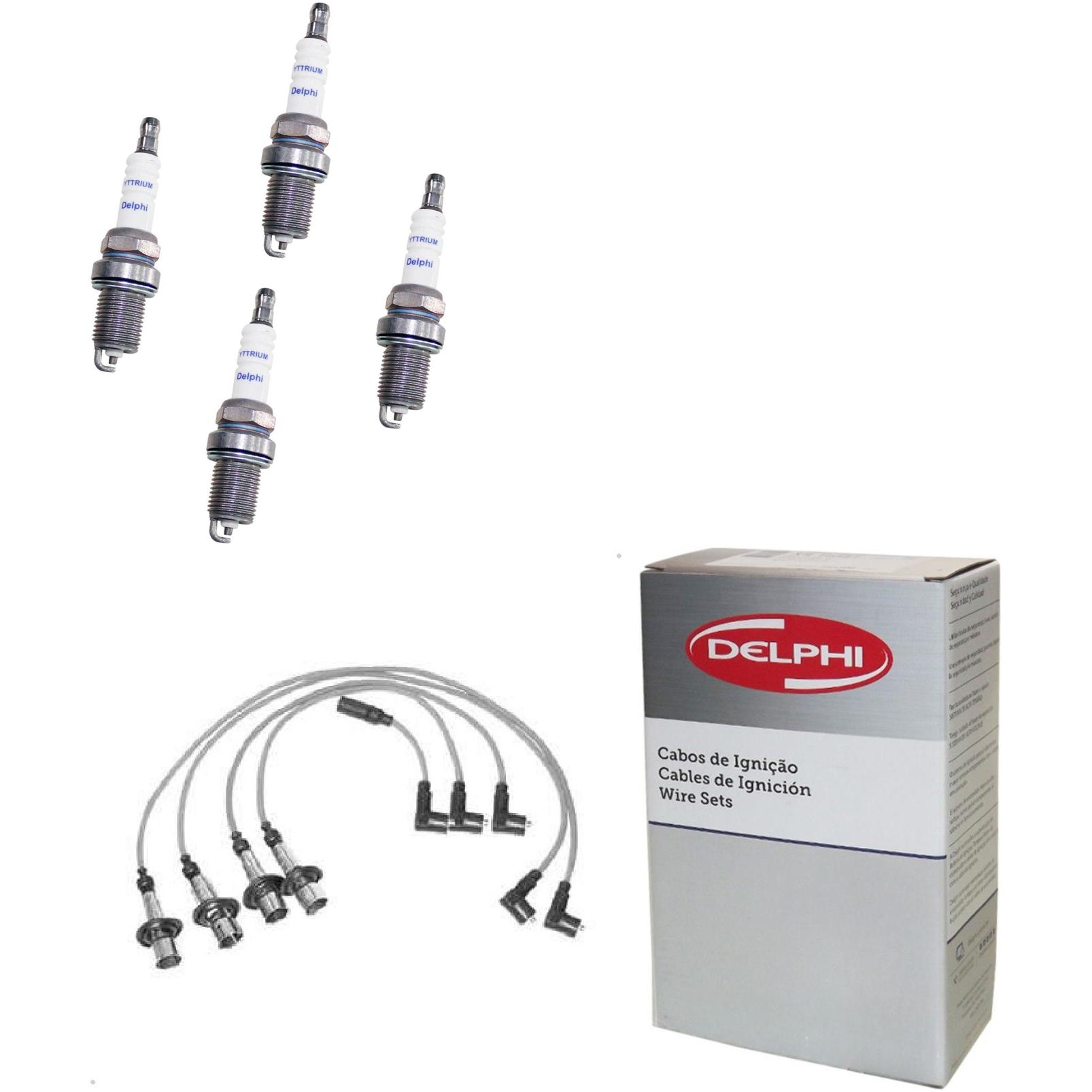Kit Cabo e Vela de Ignição Yttrium - Delphi - XH40003/XS10086