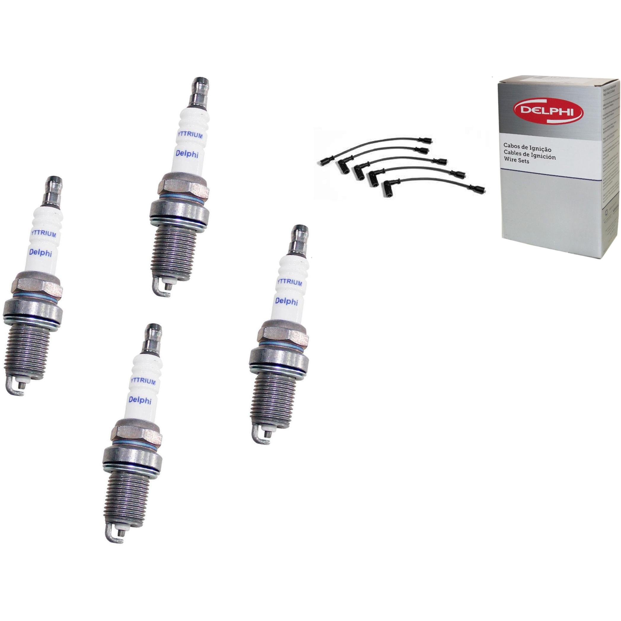 Kit Cabo e Vela de Ignição Yttrium - Delphi - XH40002/XS10026