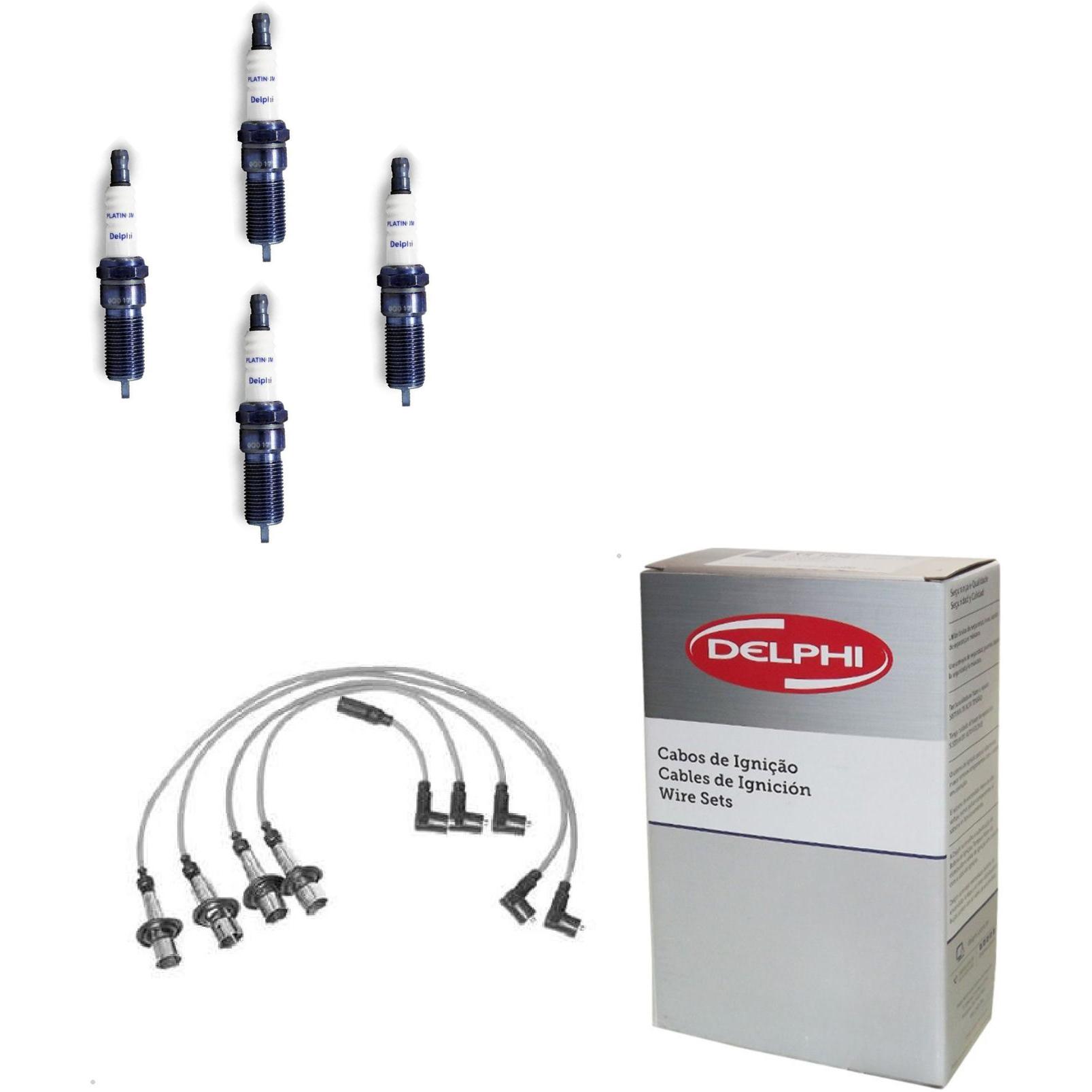 Kit Cabo e Vela de Ignição Platinum - Delphi - XH50012/XS10086