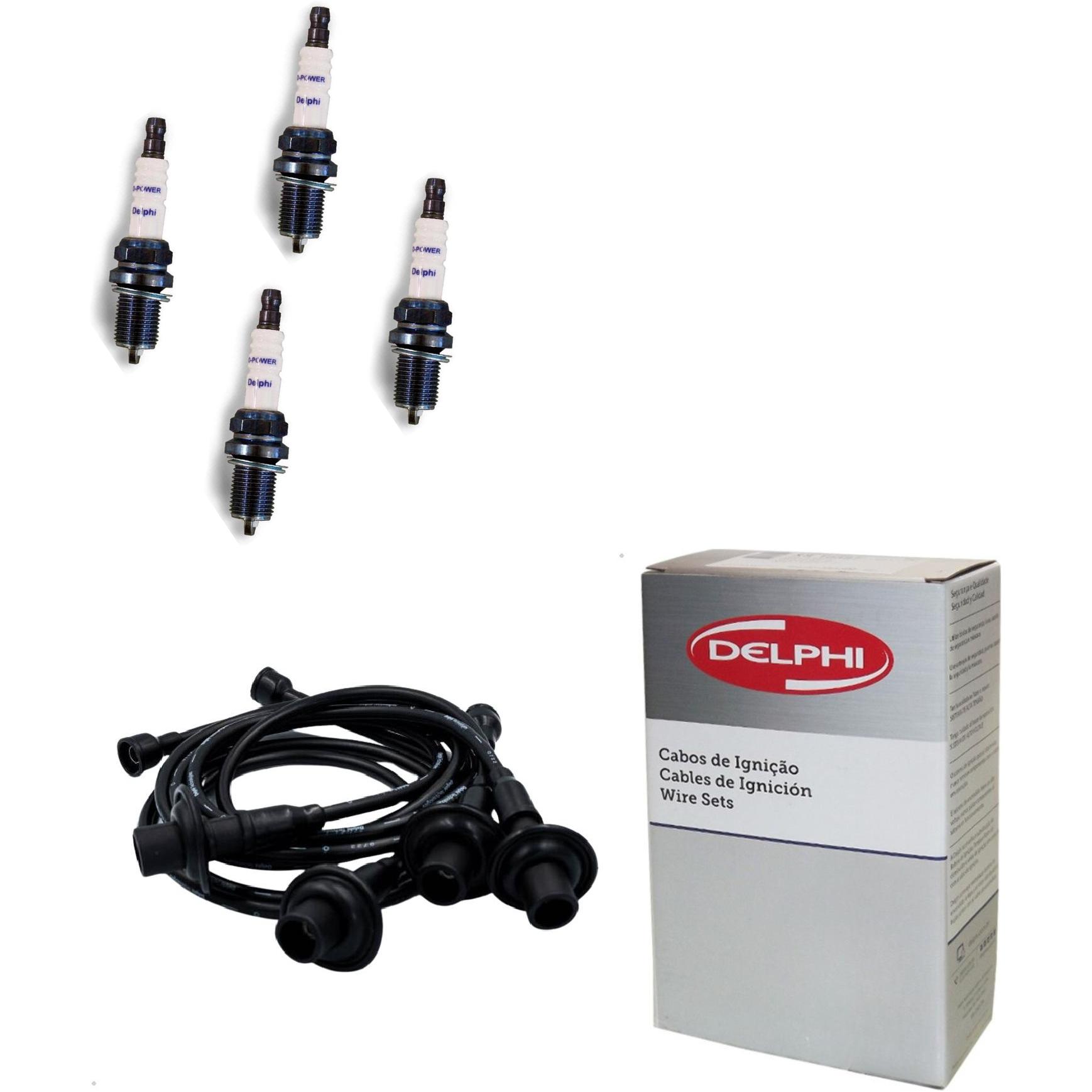 Kit Cabo e Vela de Ignição D-Power - Delphi - XH70028/XS10066