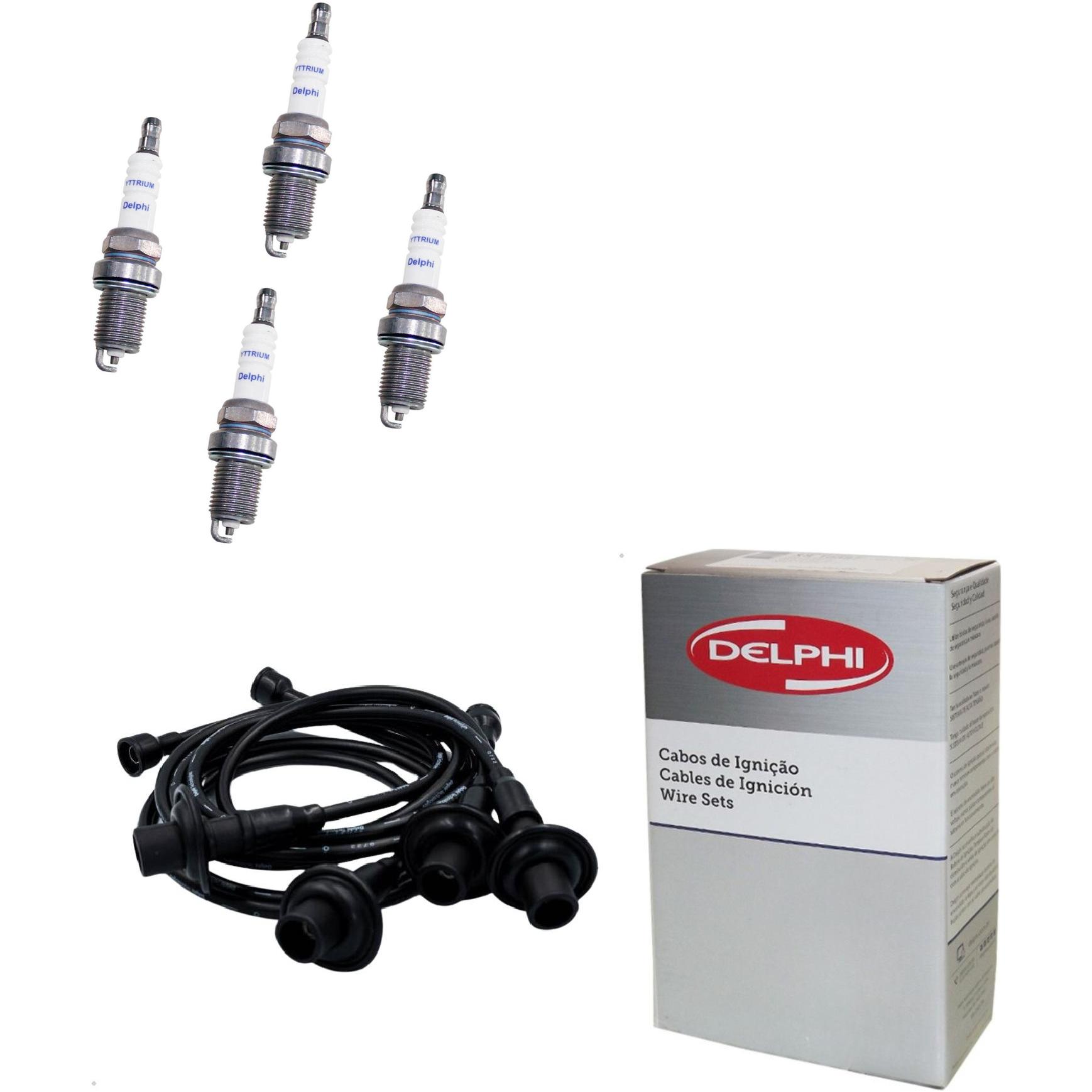 Kit Cabo e Vela de Ignição Yttrium - Delphi - XH40008/XS10066
