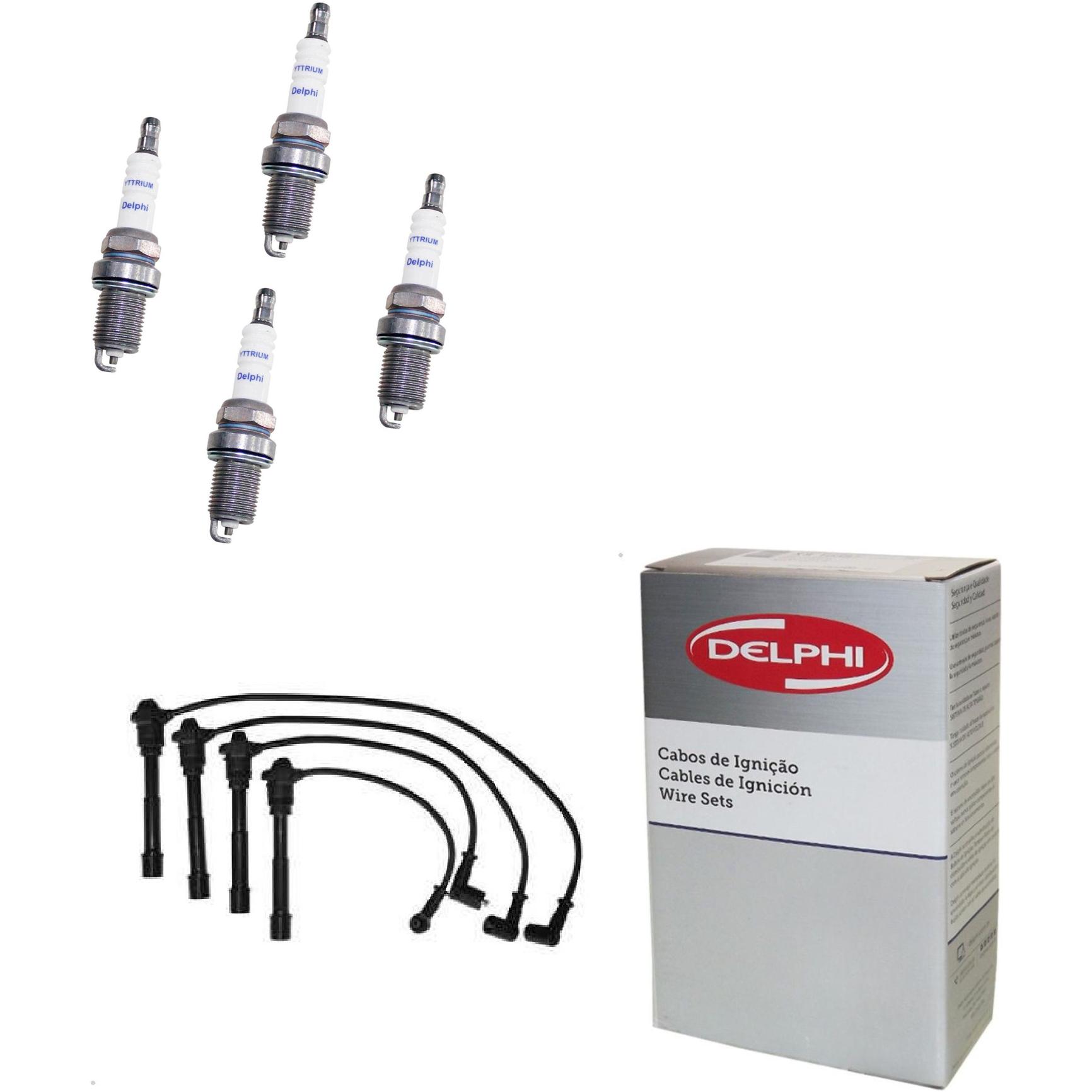 Kit Cabo e Vela de Ignição Yttrium - Delphi - XH40003/XS10556