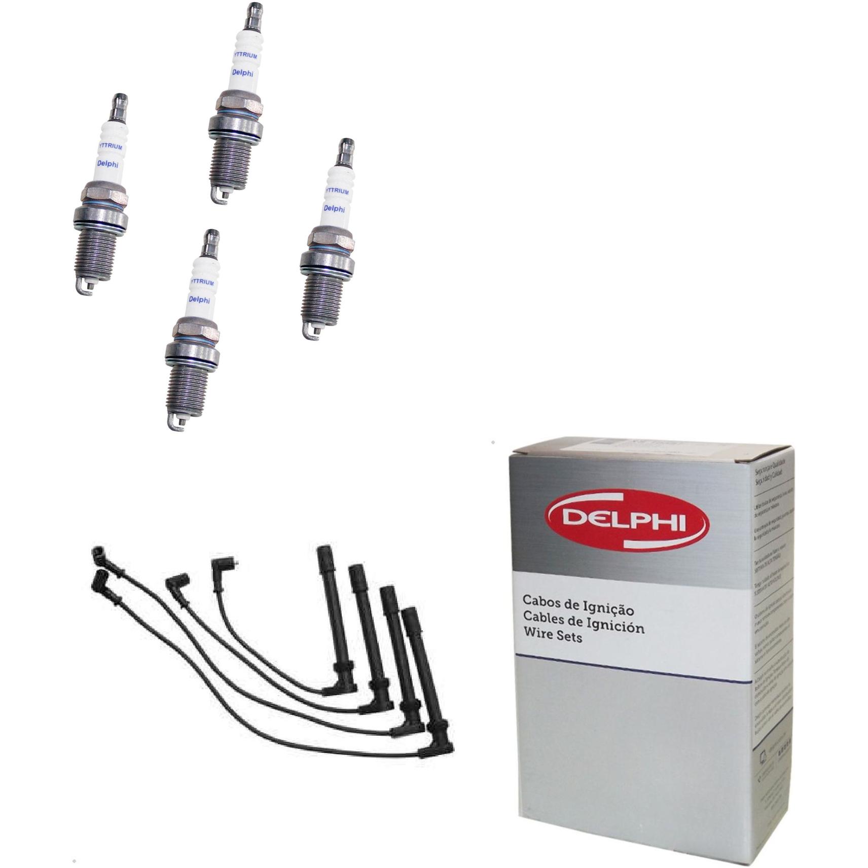 Kit Cabo e Vela de Ignição Yttrium - Delphi - XH40006/XS10553
