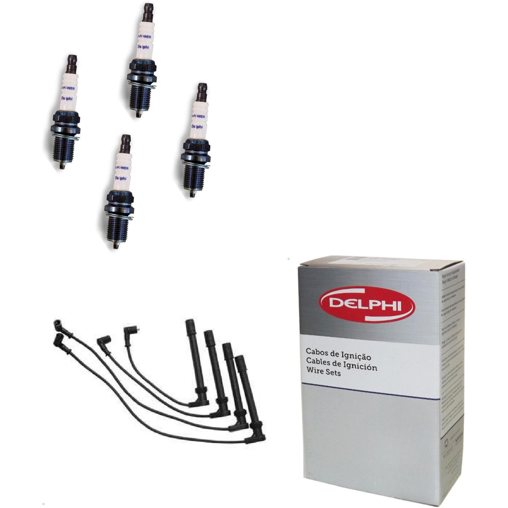 Kit Cabo e Vela de Ignição D-Power - Delphi - XH70001/XS10553