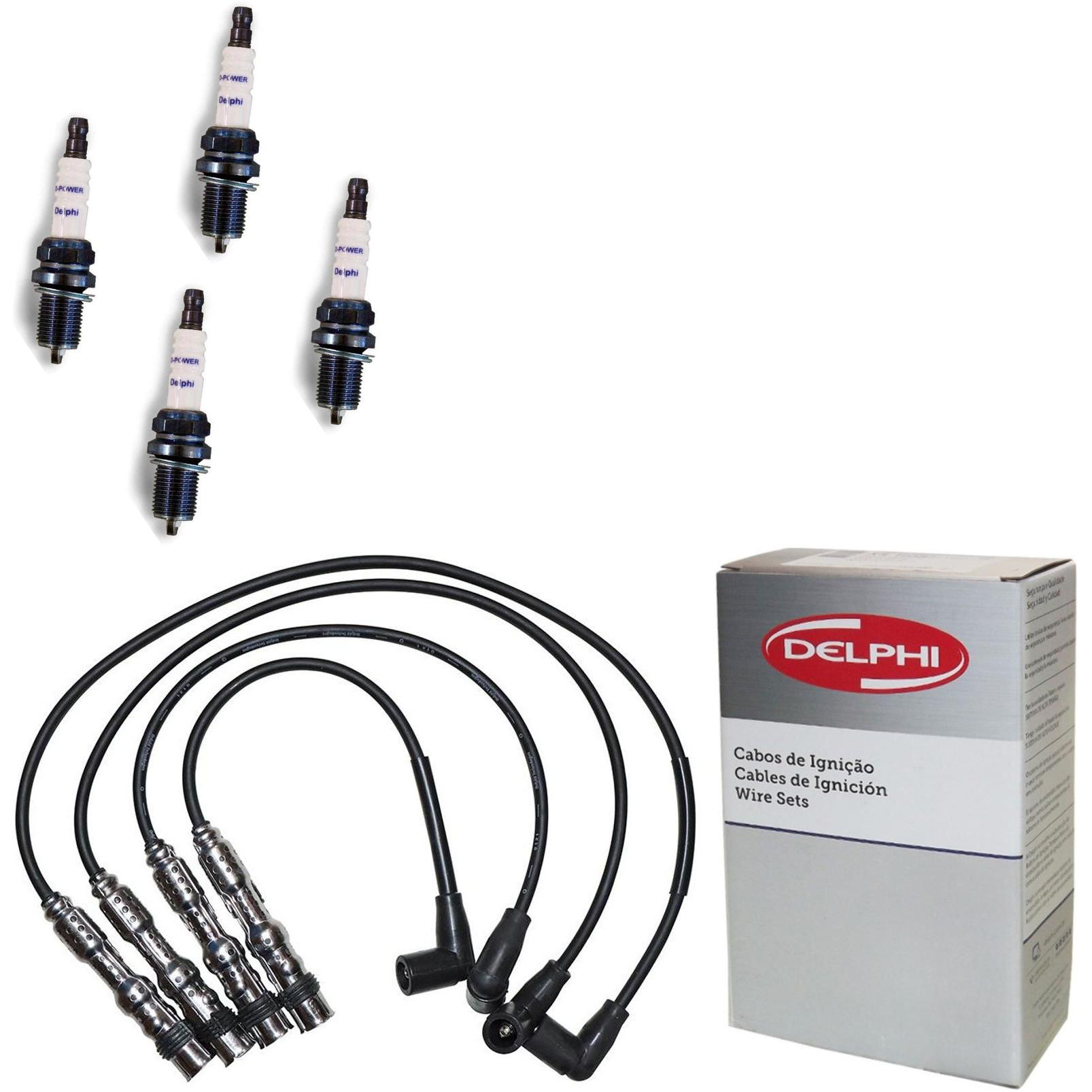 Kit Cabo e Vela de Ignição D-Power - Delphi - XH70002/XS10571