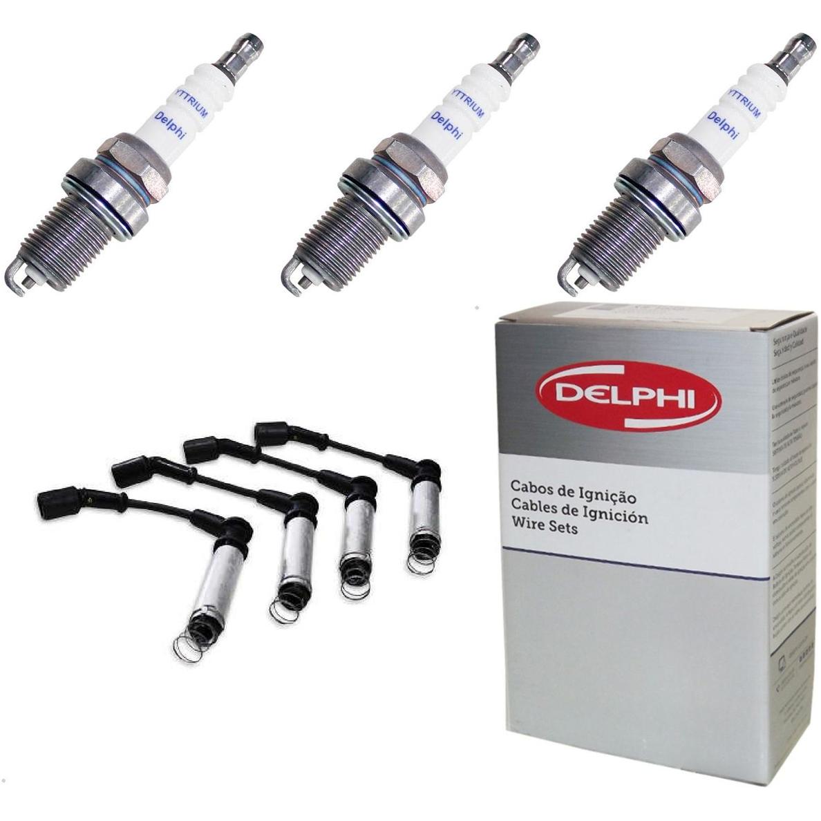 Kit Cabo e Vela de Ignição Yttrium - Delphi - XH40002/XS10638