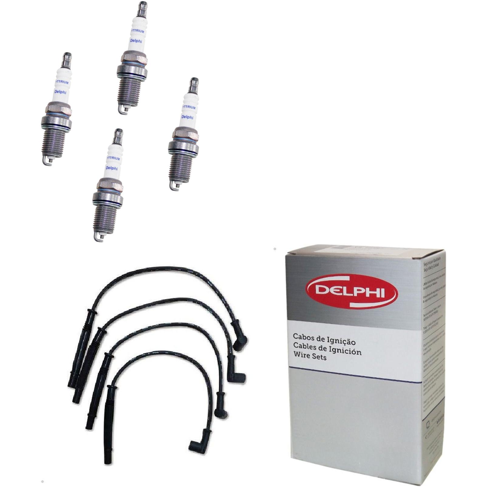 Kit Cabo e Vela de Ignição Yttrium - Delphi - XH40004/XS10646