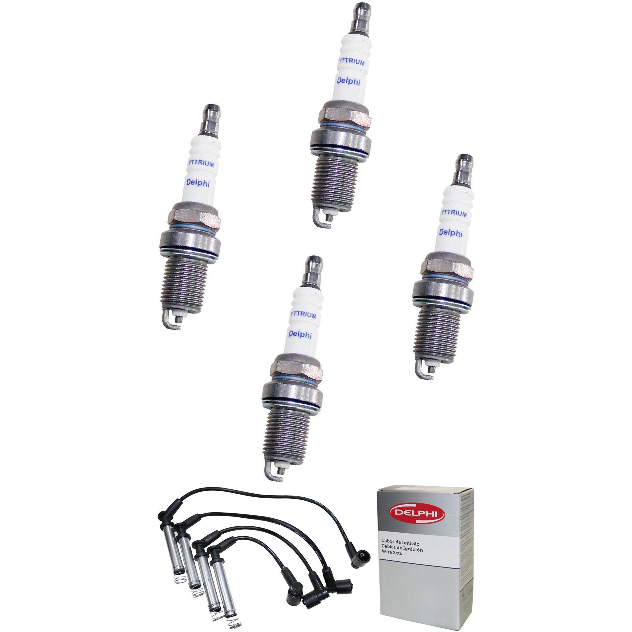 Kit Cabo e Vela de Ignição Yttrium - Delphi - XH40002/XS10001