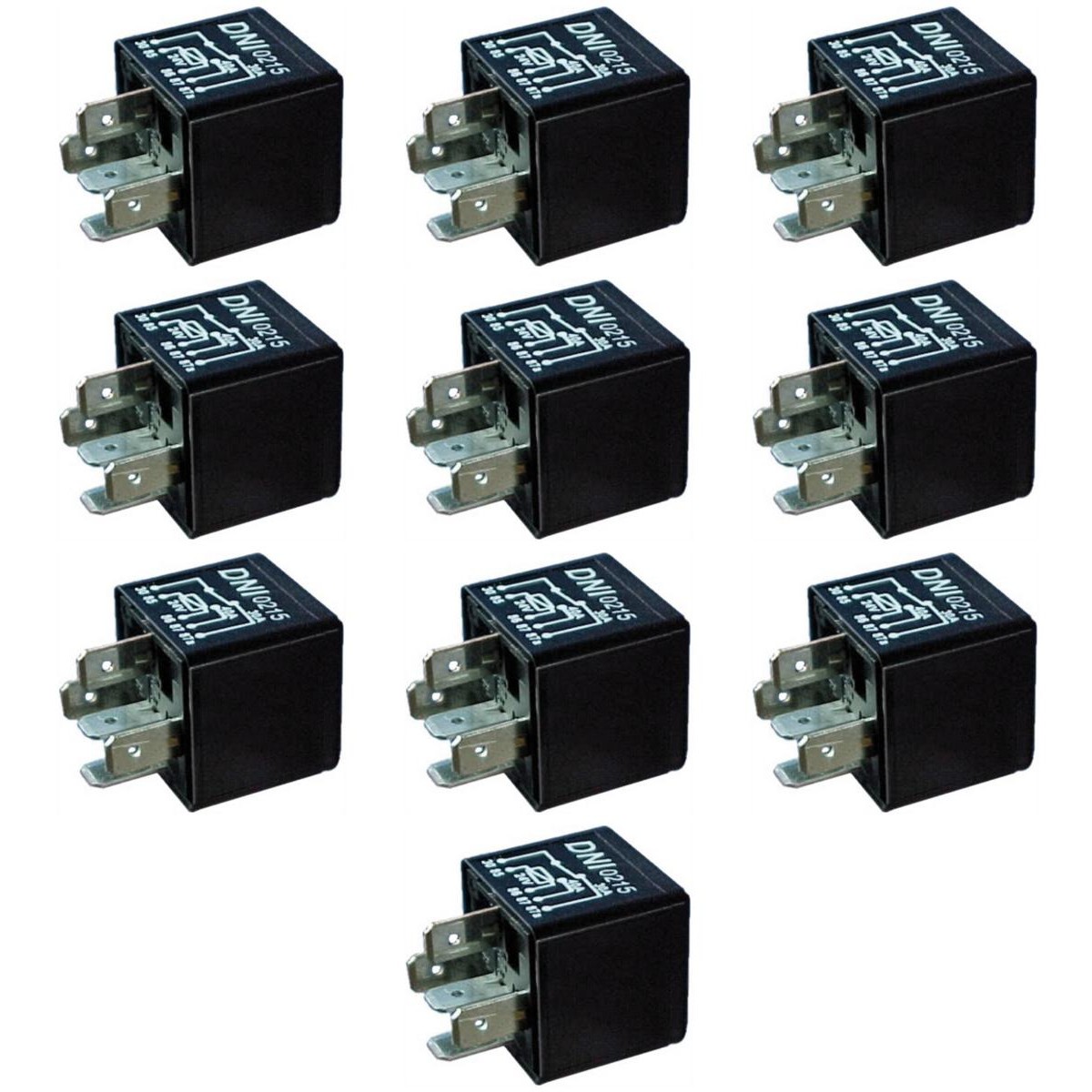10 Relés Auxiliar Reversor 24V - DNI 0215