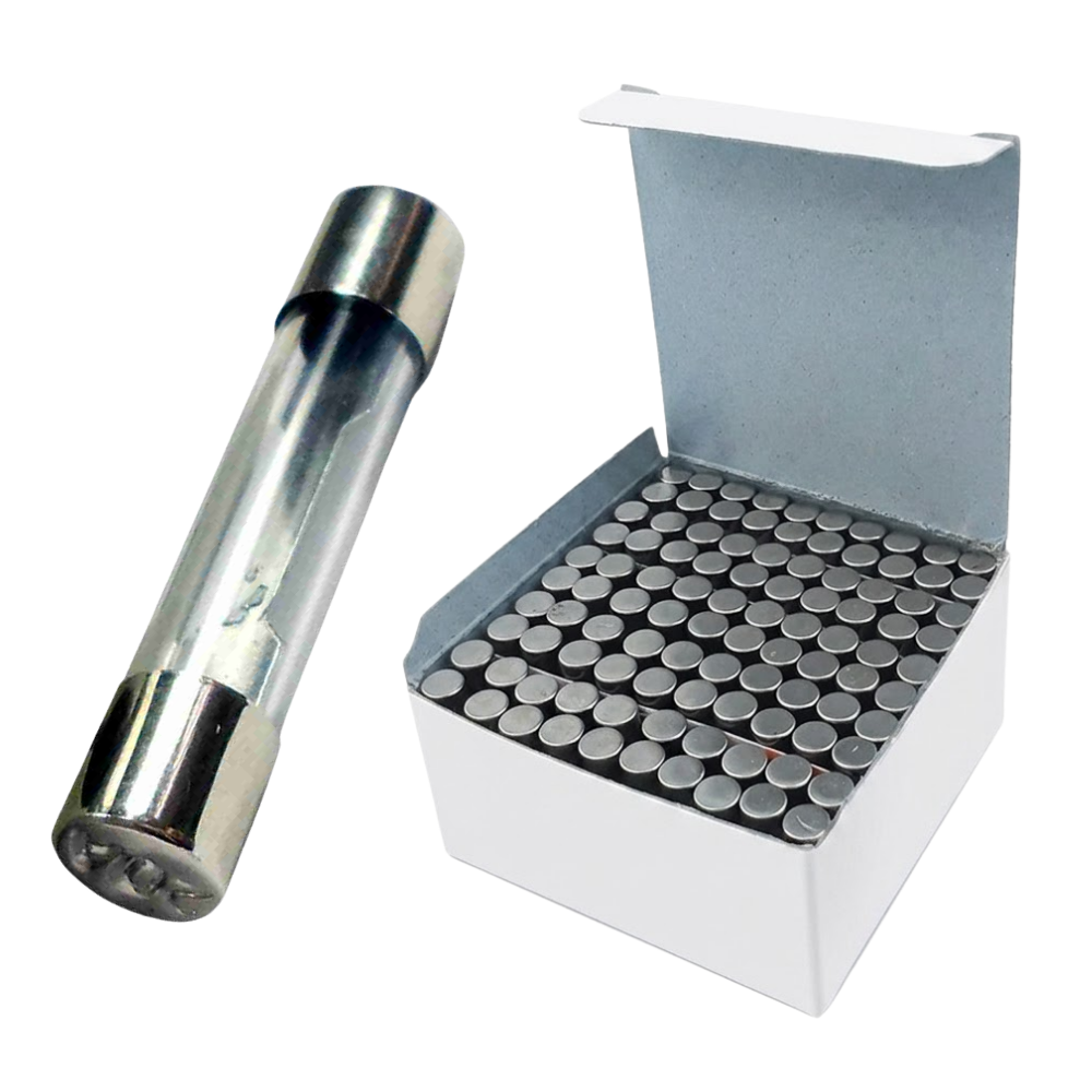 100 Fusíveis de Vidro 30A Universal 31,75x6,35mm - DNI 310030