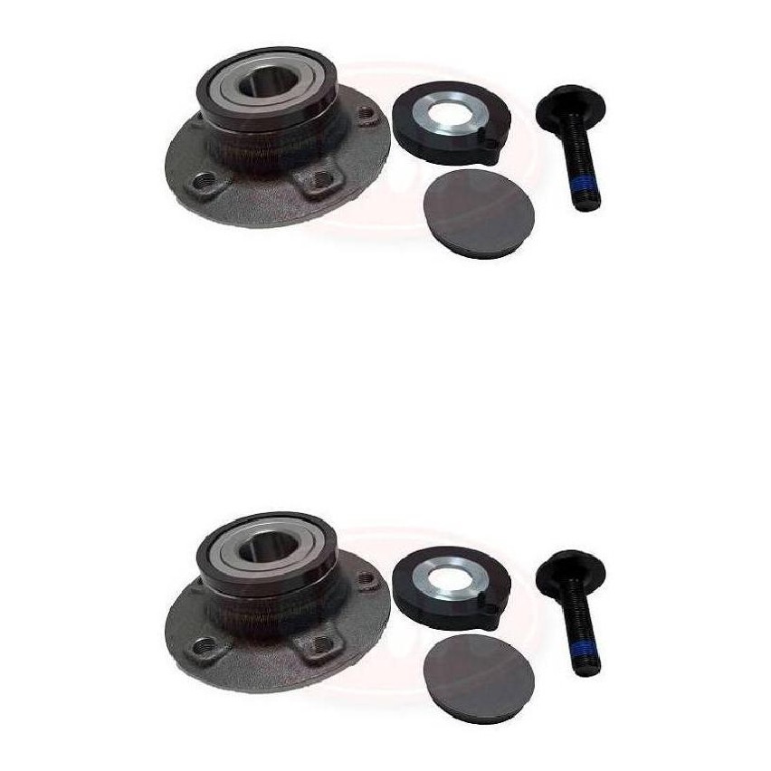 Par de Cubo de Roda Traseiro com Rolamento - Cobra Automotiva - CR-611