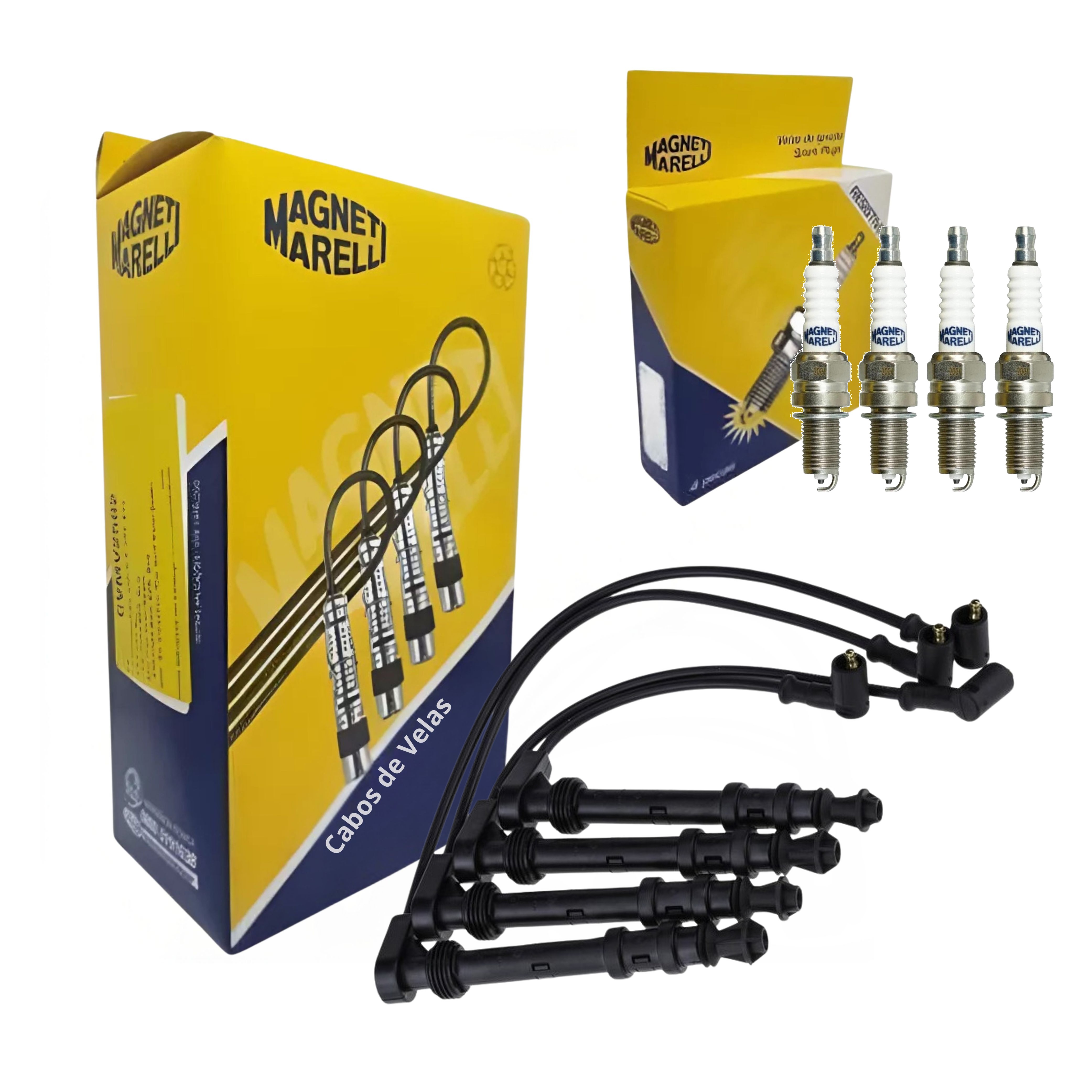 Kit Cabo e Vela de Ignição - Magneti Marelli - CVMT0802 / DK8RTCMM