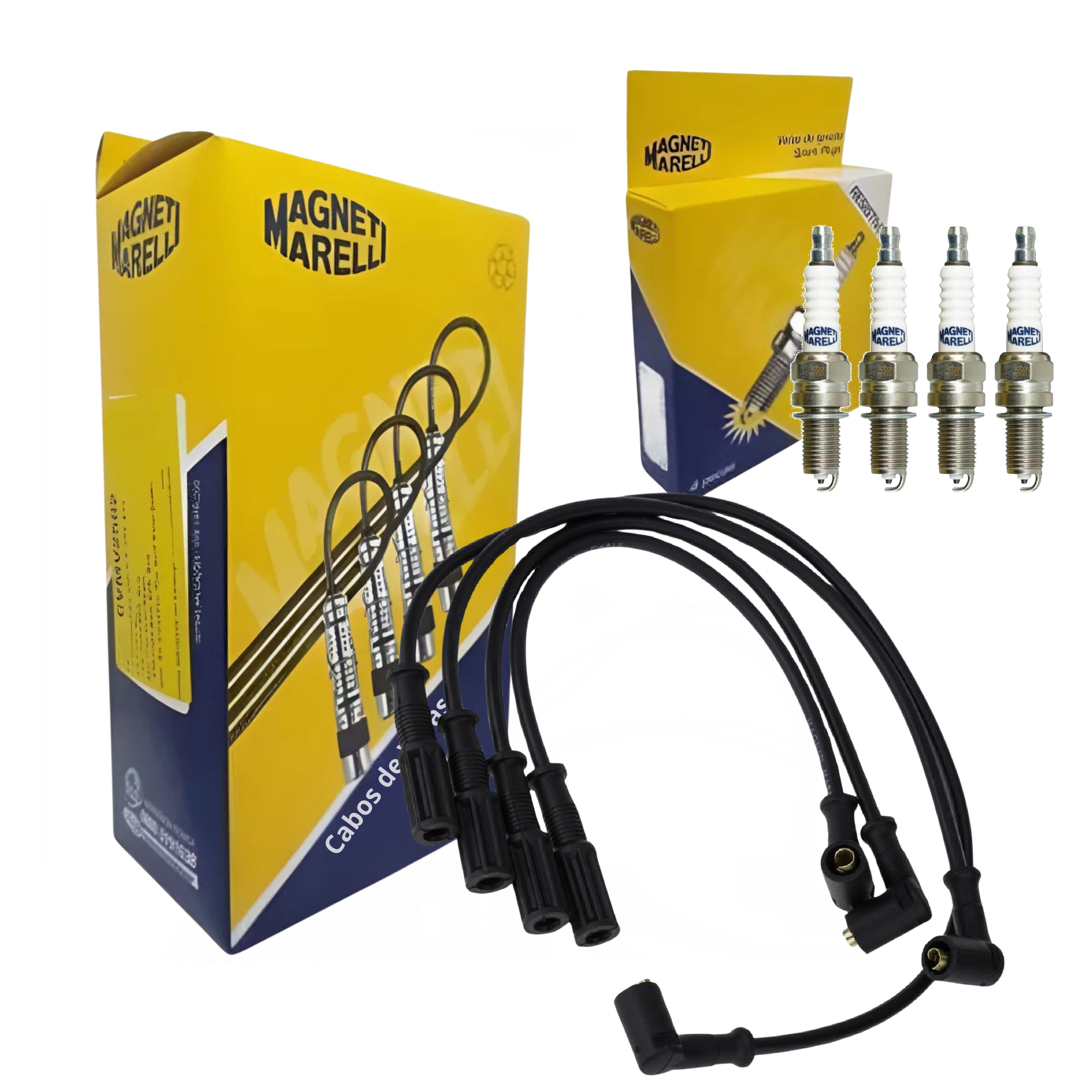 Kit Cabo e Vela de Ignição - Magneti Marelli - CVMT6002 / DK8RTCMM