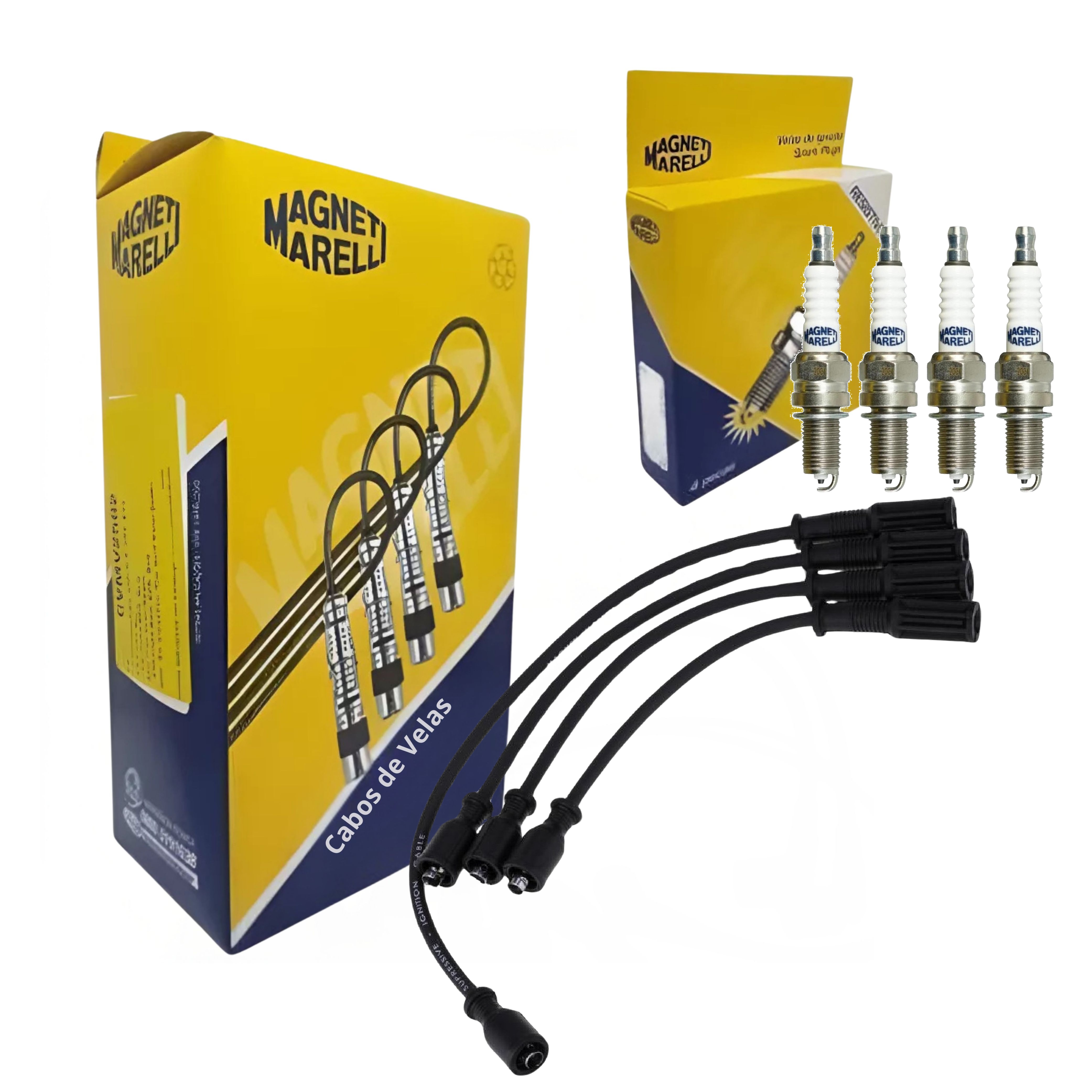 Kit Cabo e Vela de Ignição - Magneti Marelli - CVMT5402 / DK8RTCMM