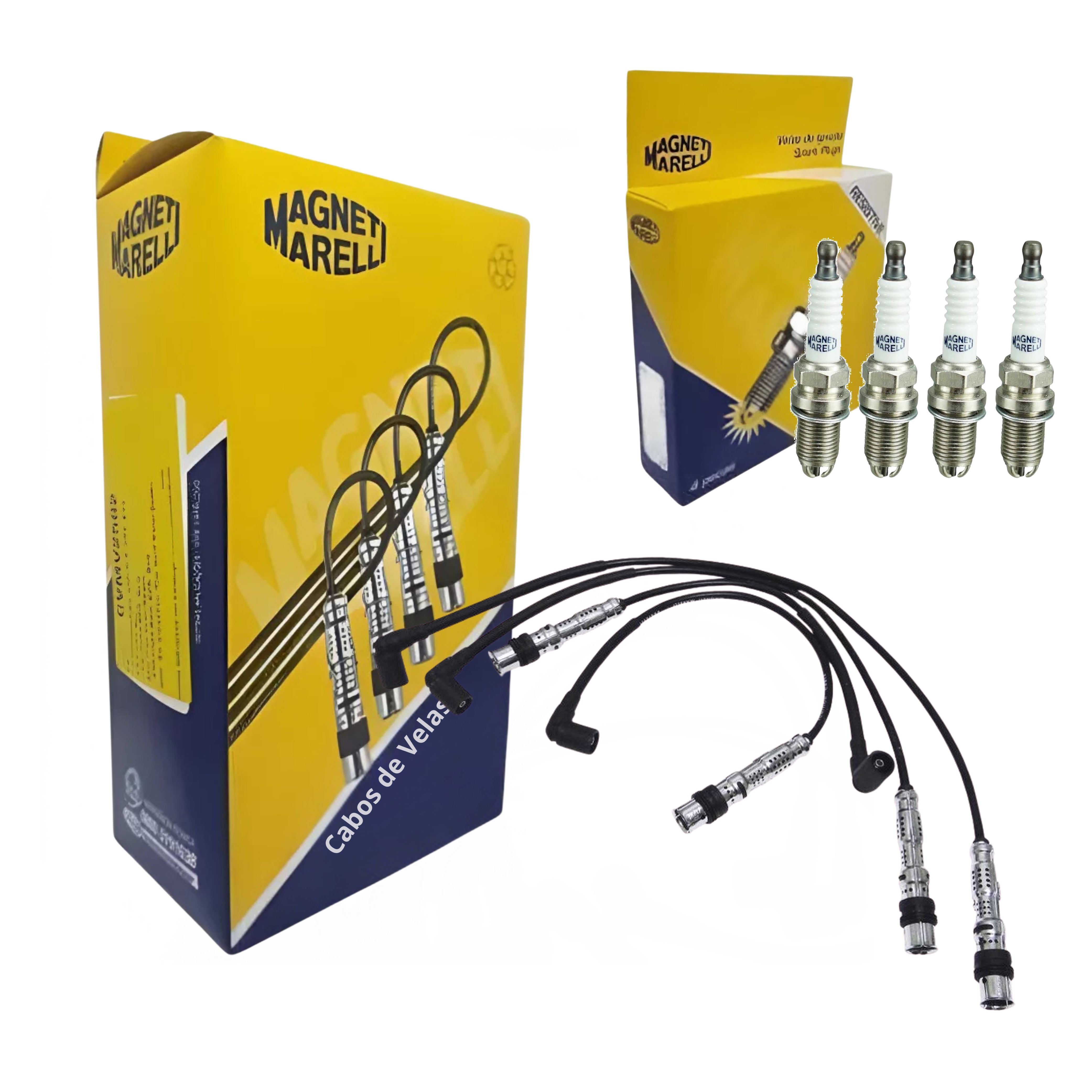 Kit Cabo e Vela de Ignição - Magneti Marelli - CVMV2502 / K6RTJYMM-10