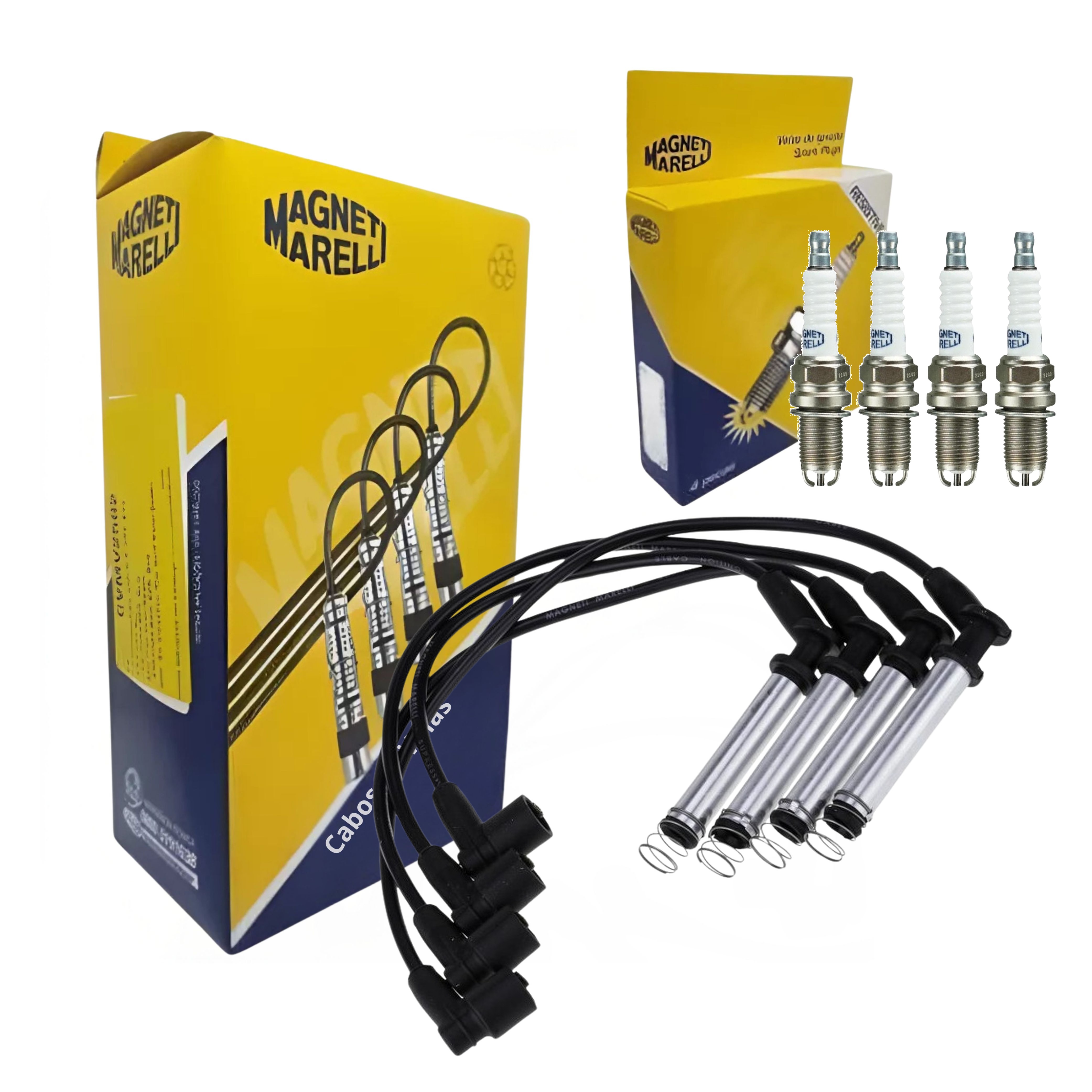 Kit Cabo e Vela de Ignição - Magneti Marelli - CVMG7202 / K5RDMM