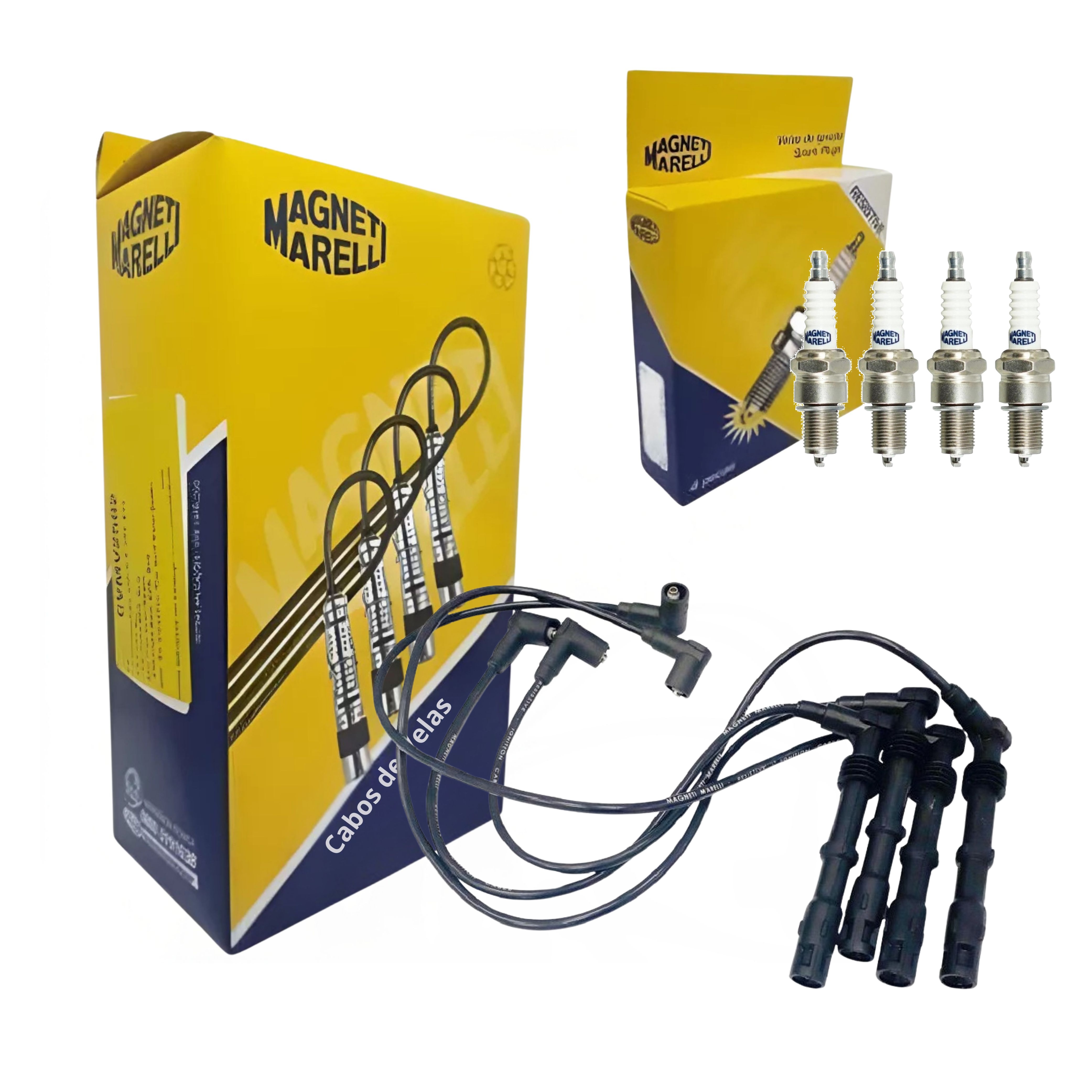 Kit Cabo e Vela de Ignição - Magneti Marelli - CVMM5302 / F5TCMM