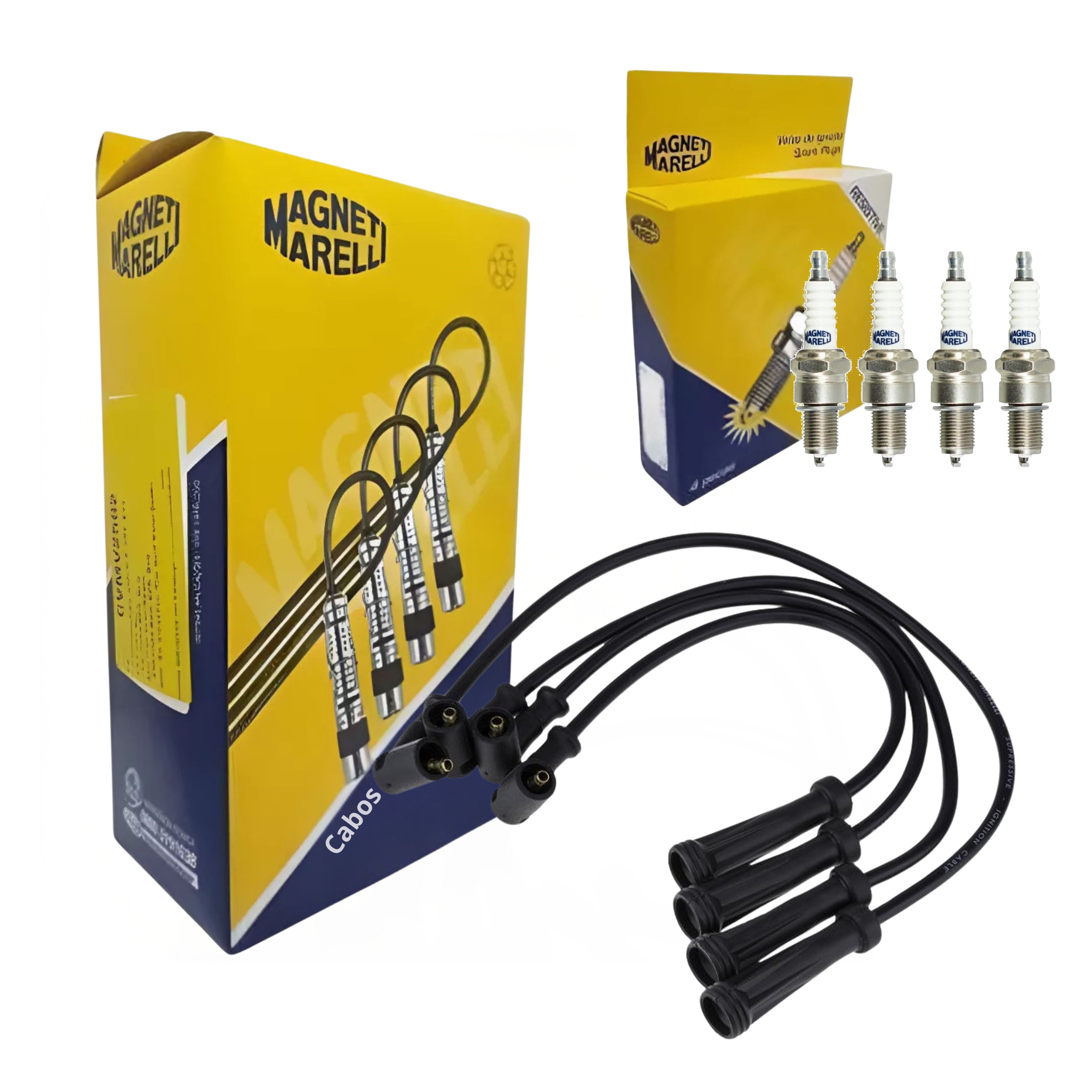 Kit Cabo e Vela de Ignição - Magneti Marelli - CVMR1202 / F5TCMM